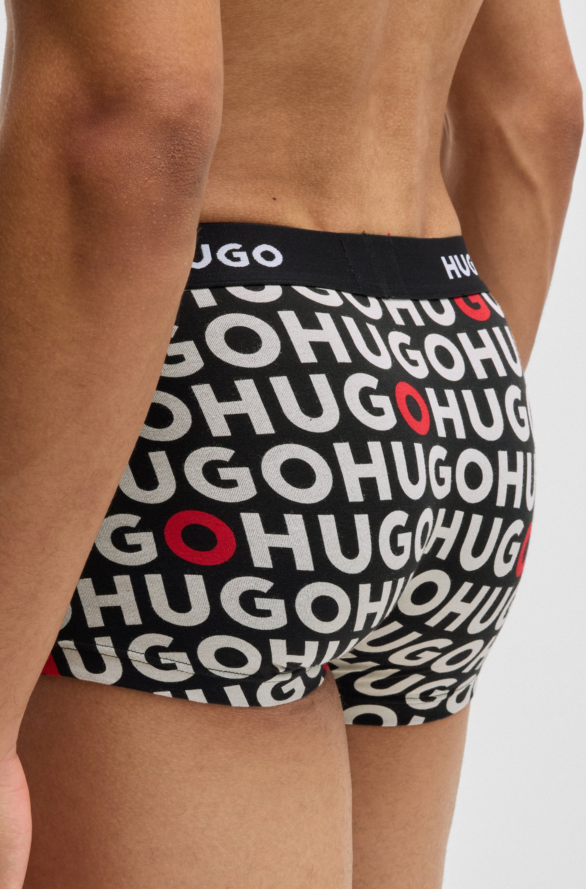 HUGO Underwear Trunk »TRUNK TRIPLET DESIGN«, (Packung, 3 St.), mit Logobund