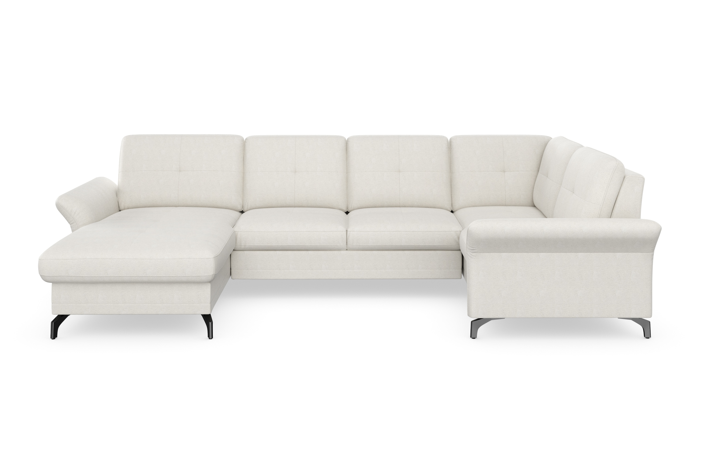 Home affaire Wohnlandschaft "Calando U-Form" wahlweise mit Bettfunktion, Be günstig online kaufen