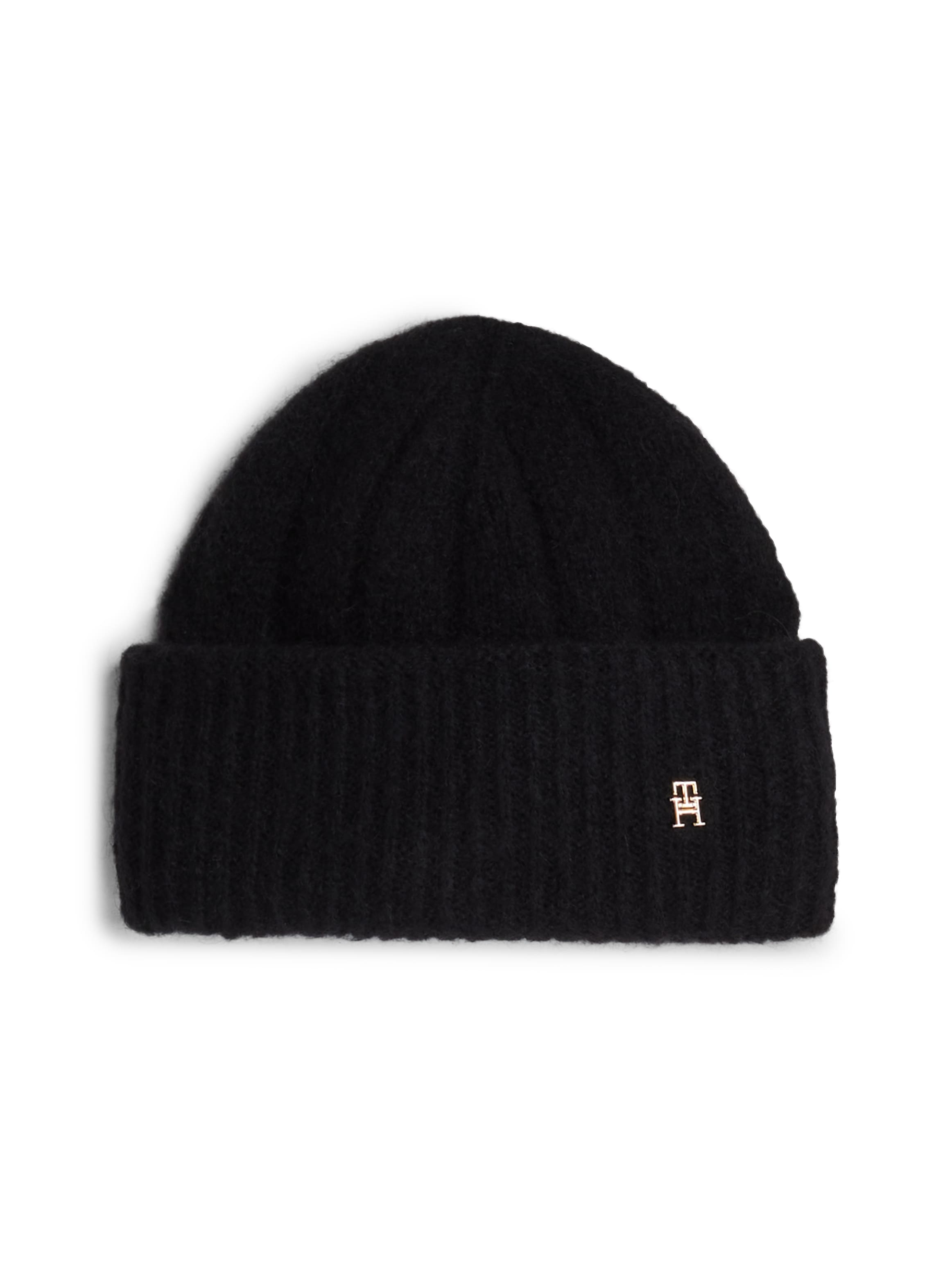 Tommy Hilfiger Beanie »TH TIMELESS BEANIE«, mit Monogramm-Emblem