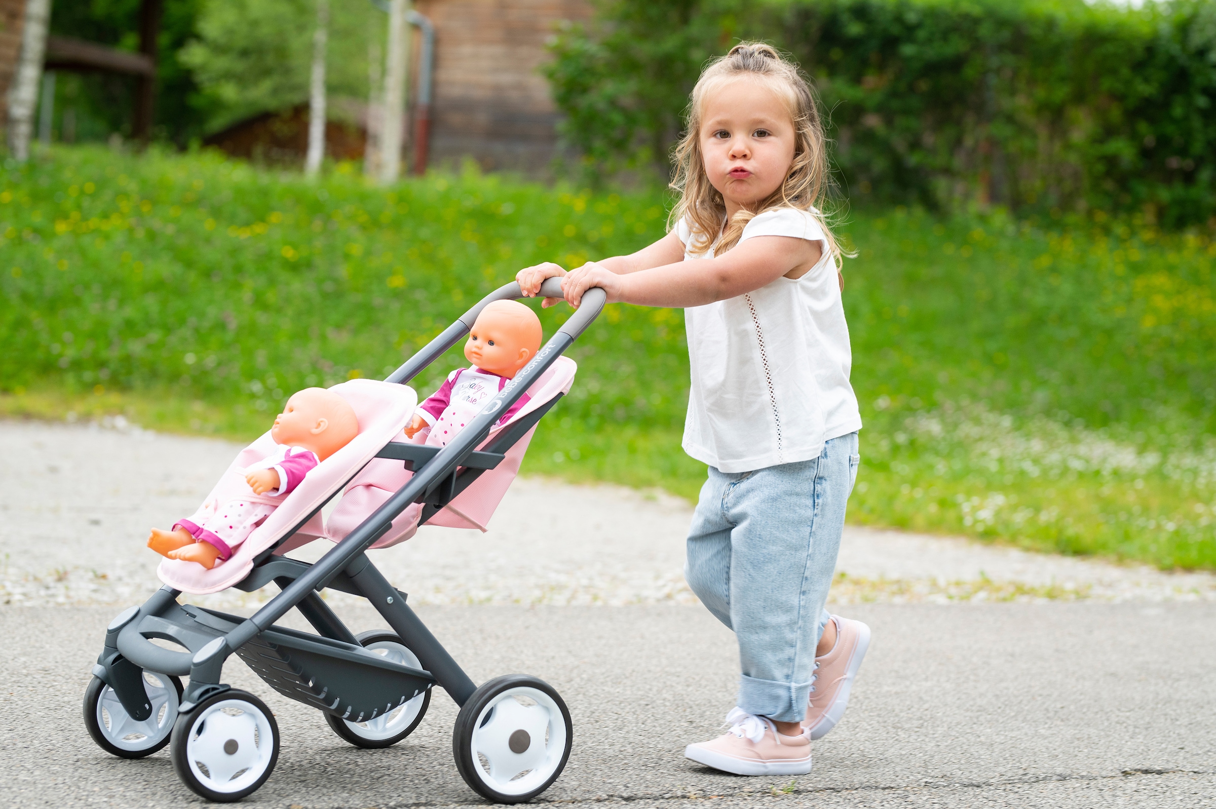 Smoby Puppen-Zwillingsbuggy »Quinny«, Made in Europe