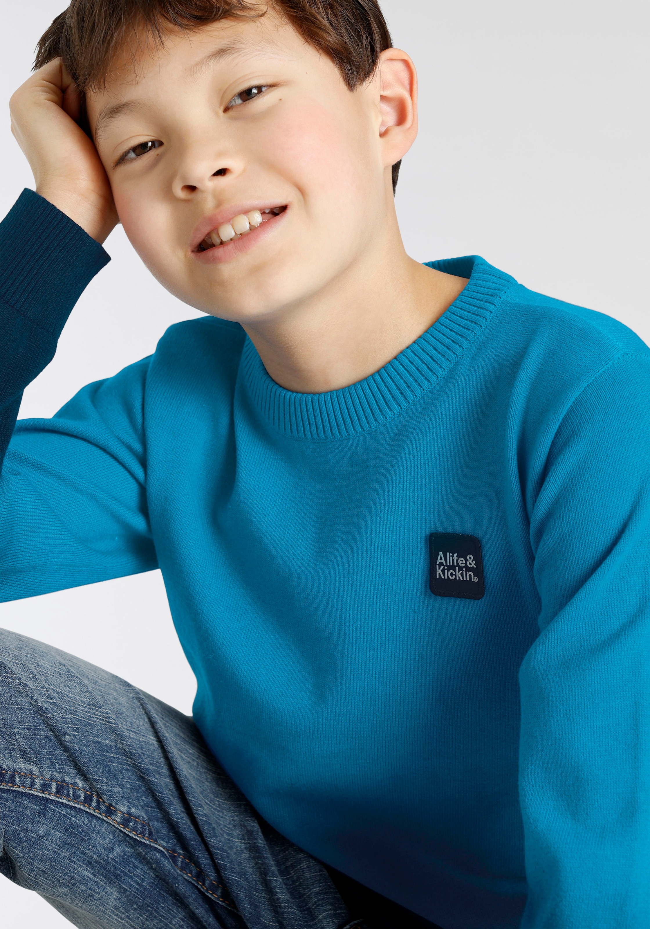 Alife & Kickin Strickpullover »für Jungen«, in tollem Farbverlauf