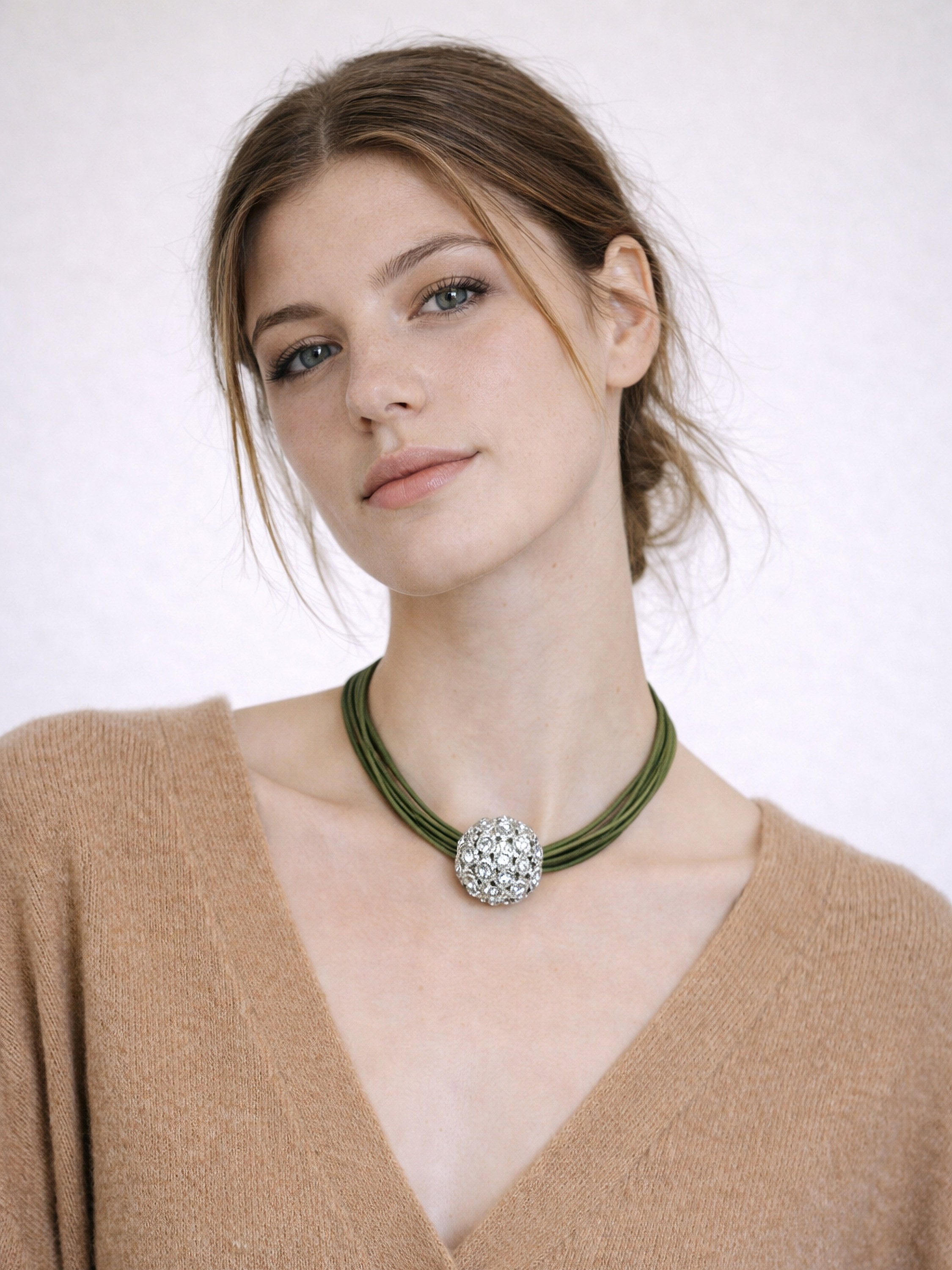 COLLEZIONE ALESSANDRO Kette mit Anhänger »Crystal« mit Glassteinen