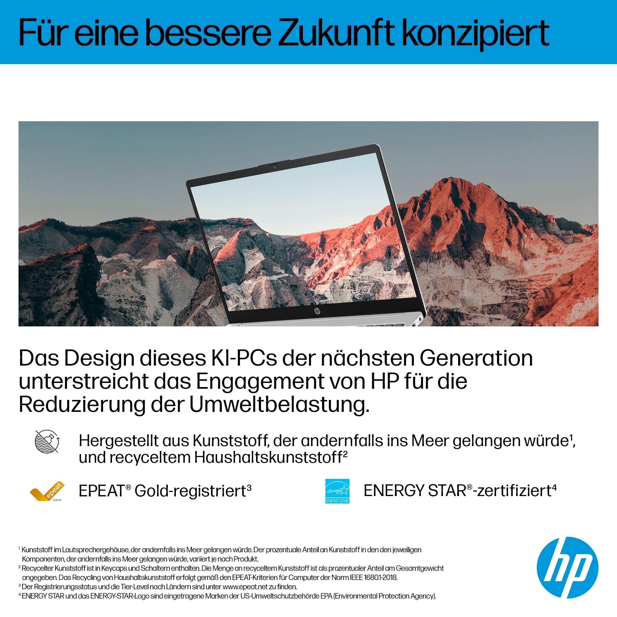HP Notebook »OmniBook 3 NG AI« 39,62 cm / 15,6 ″ AMD Ryzen™ AI 7 Radeon 860M 512 GB SSD