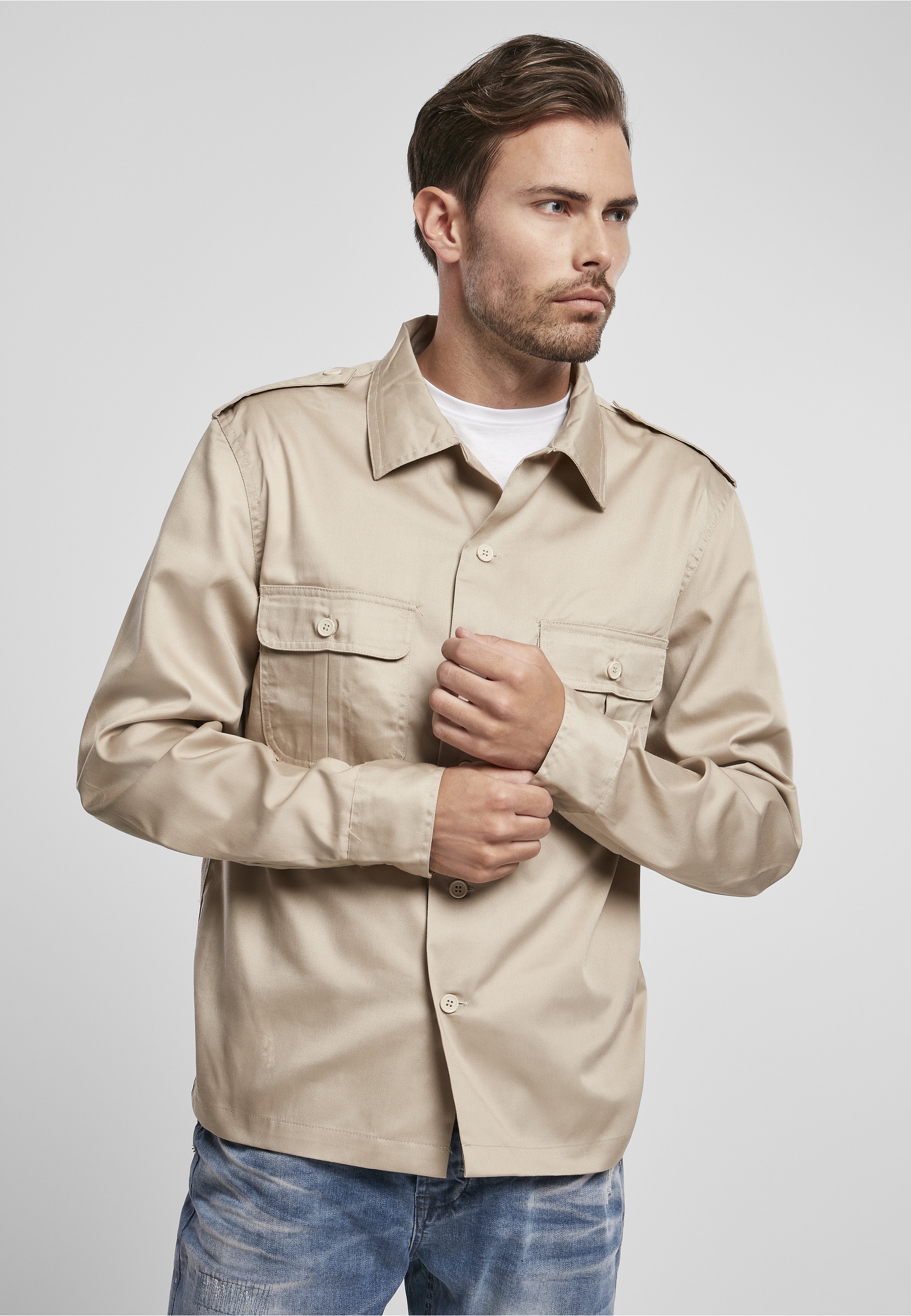 Brandit Langarmhemd »Brandit Herren US Shirt« 1 Stk.