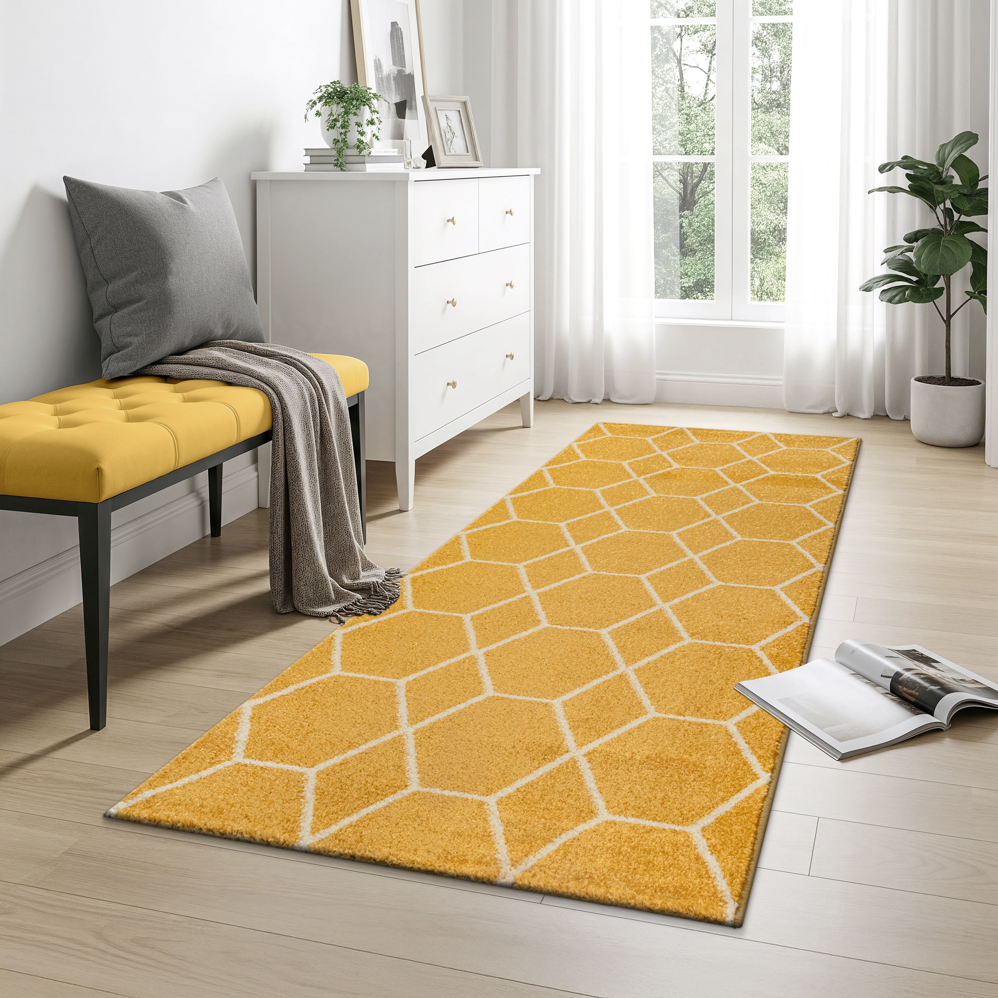 Sanat Trellis rug