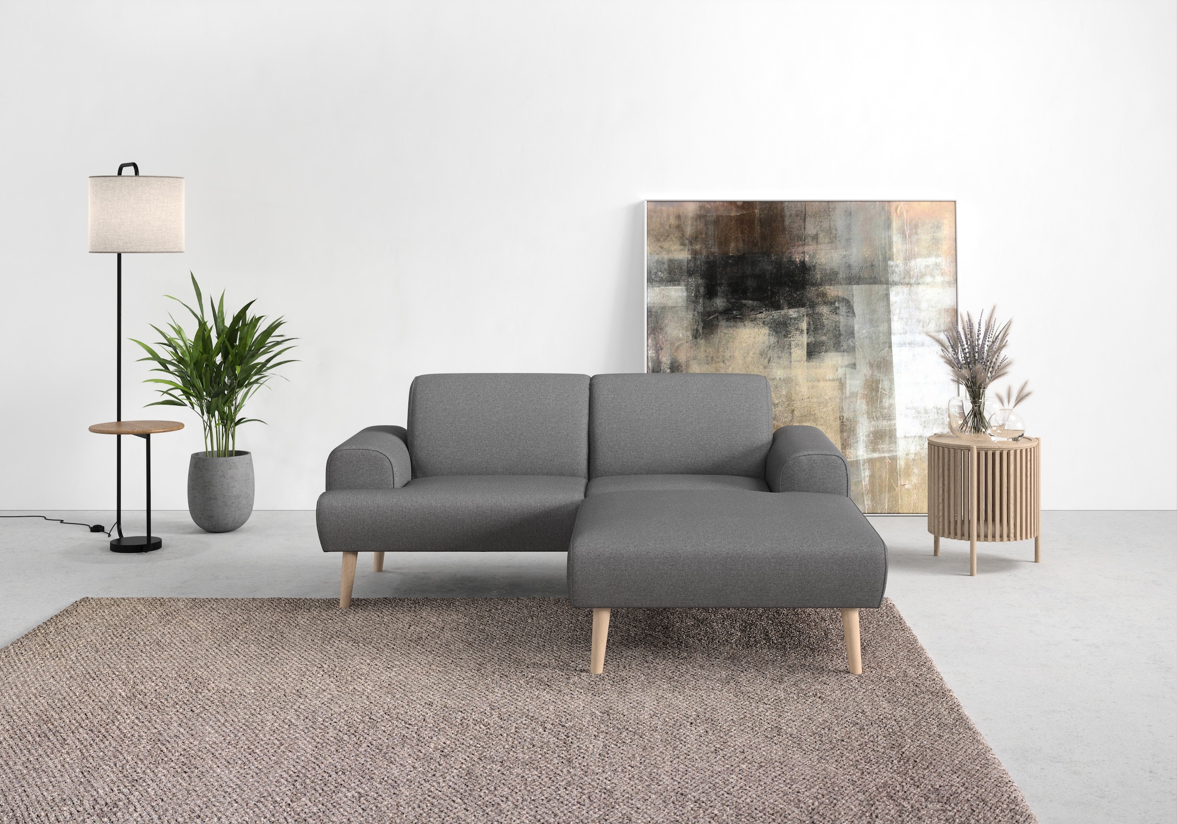 andas Ecksofa "Swift Scandic Design, komfortabler Federkern, Breite 192cm, günstig online kaufen