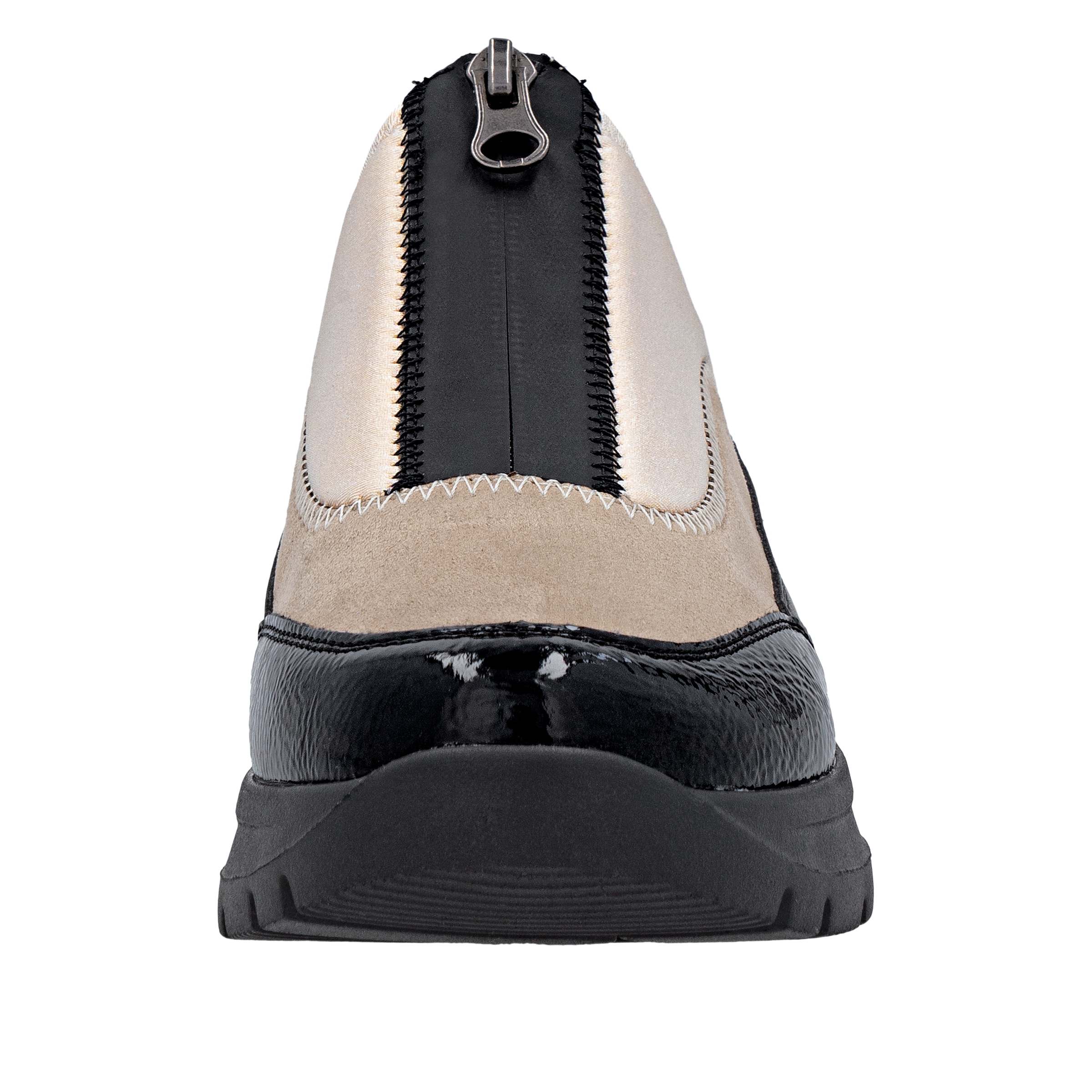 Remonte Plateausneaker, Halbschuh, Casual-Sneaker mit Lackdetails