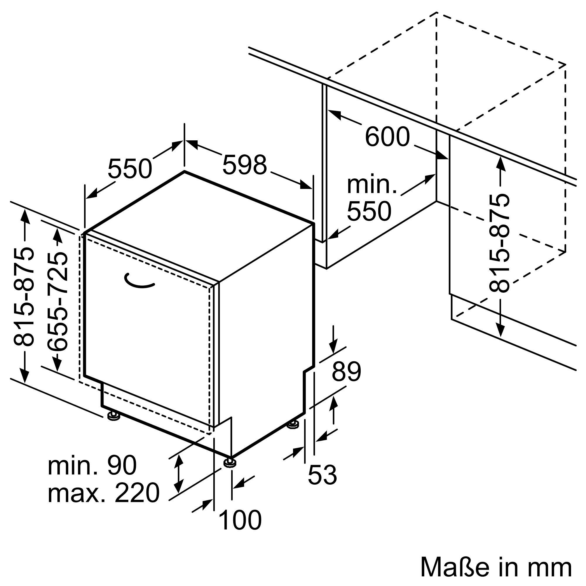 Constructa vollintegrierbarer Geschirrspüler »CG6VX0O2ETE«, 13 Maßgedecke