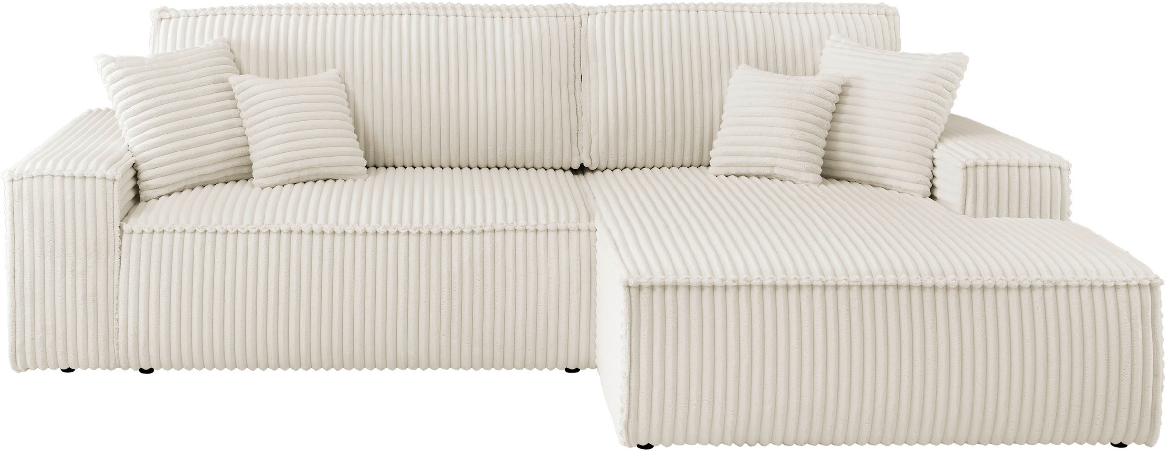 OTTO home Ecksofa "FINNLEY Schlafsofa 267 cm, L-Form mit Schlaffunktion & B günstig online kaufen