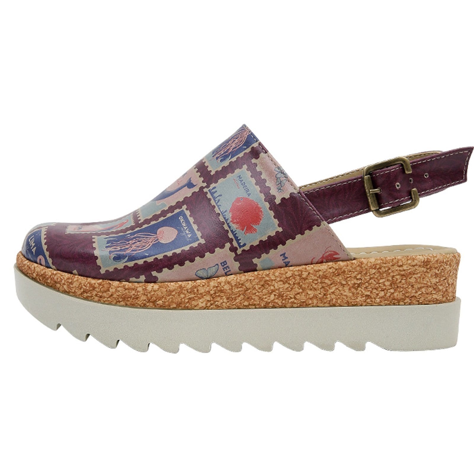 DOGO Clog "Akita Spaces And Places Damen Sandalen" Handgefertigt
