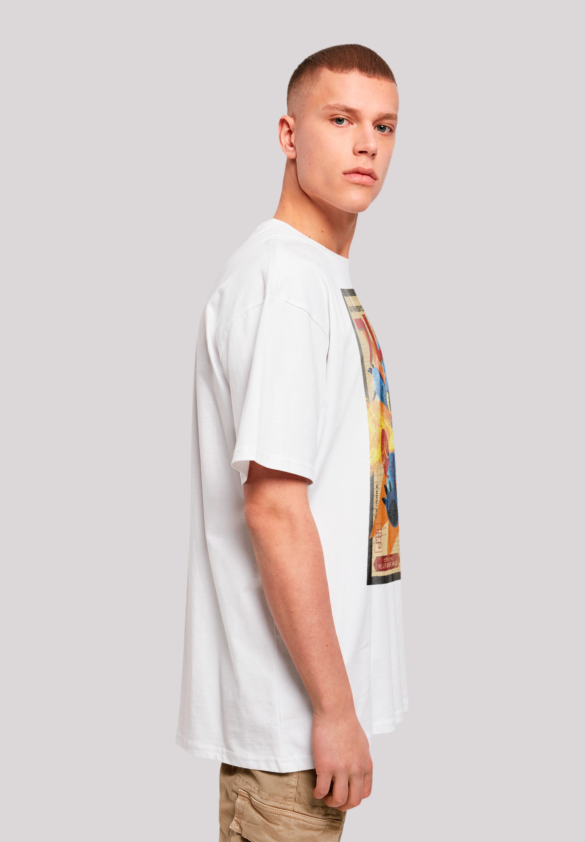 F4NT4STIC T-Shirt »Big Hero 6 Fred Newspaper«, Premium Qualität