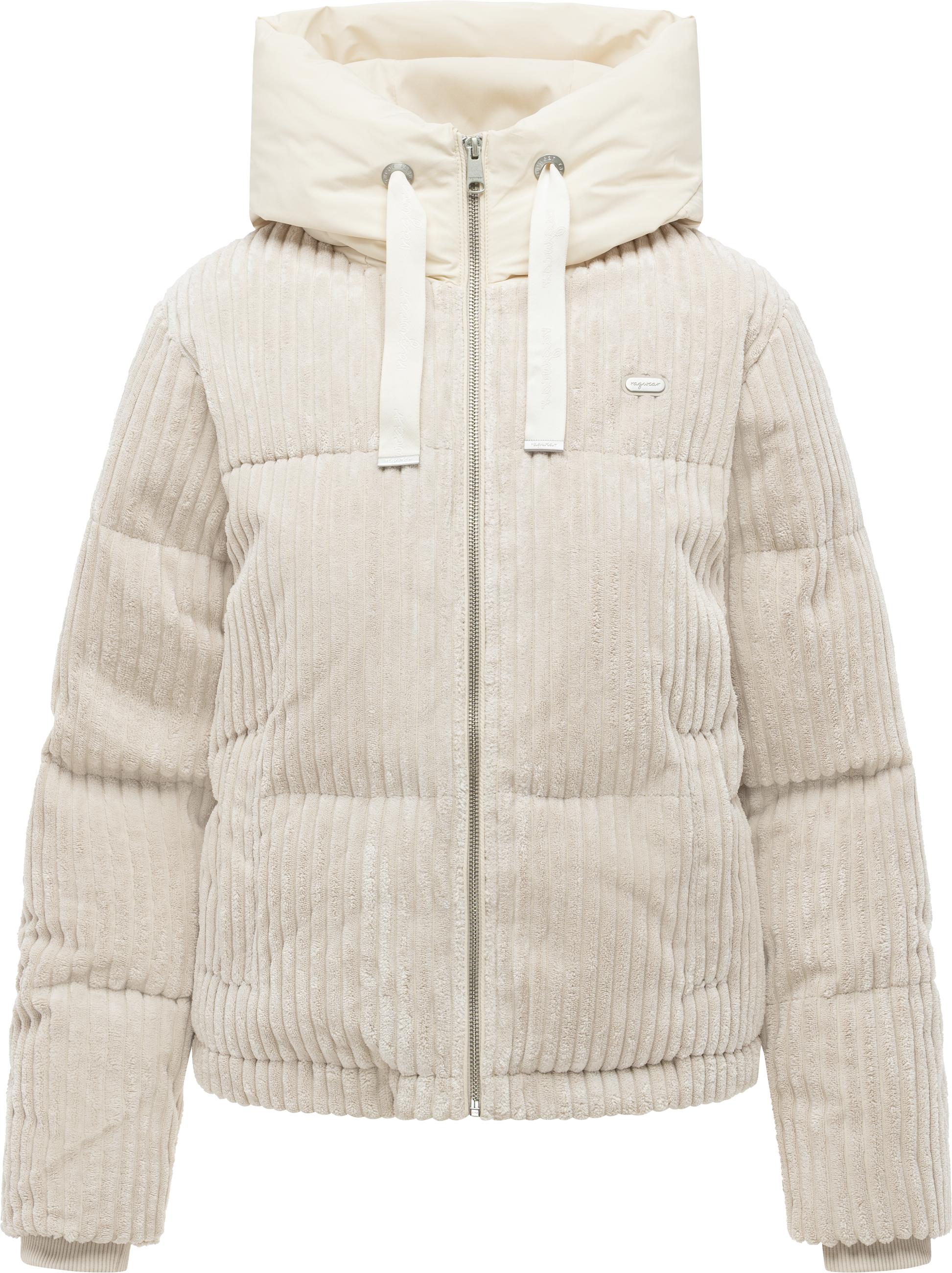 Ragwear Cordjacke "Riella Cordy Y" mit Kapuze Kuschelig weiche Damen Winter Kordjacke