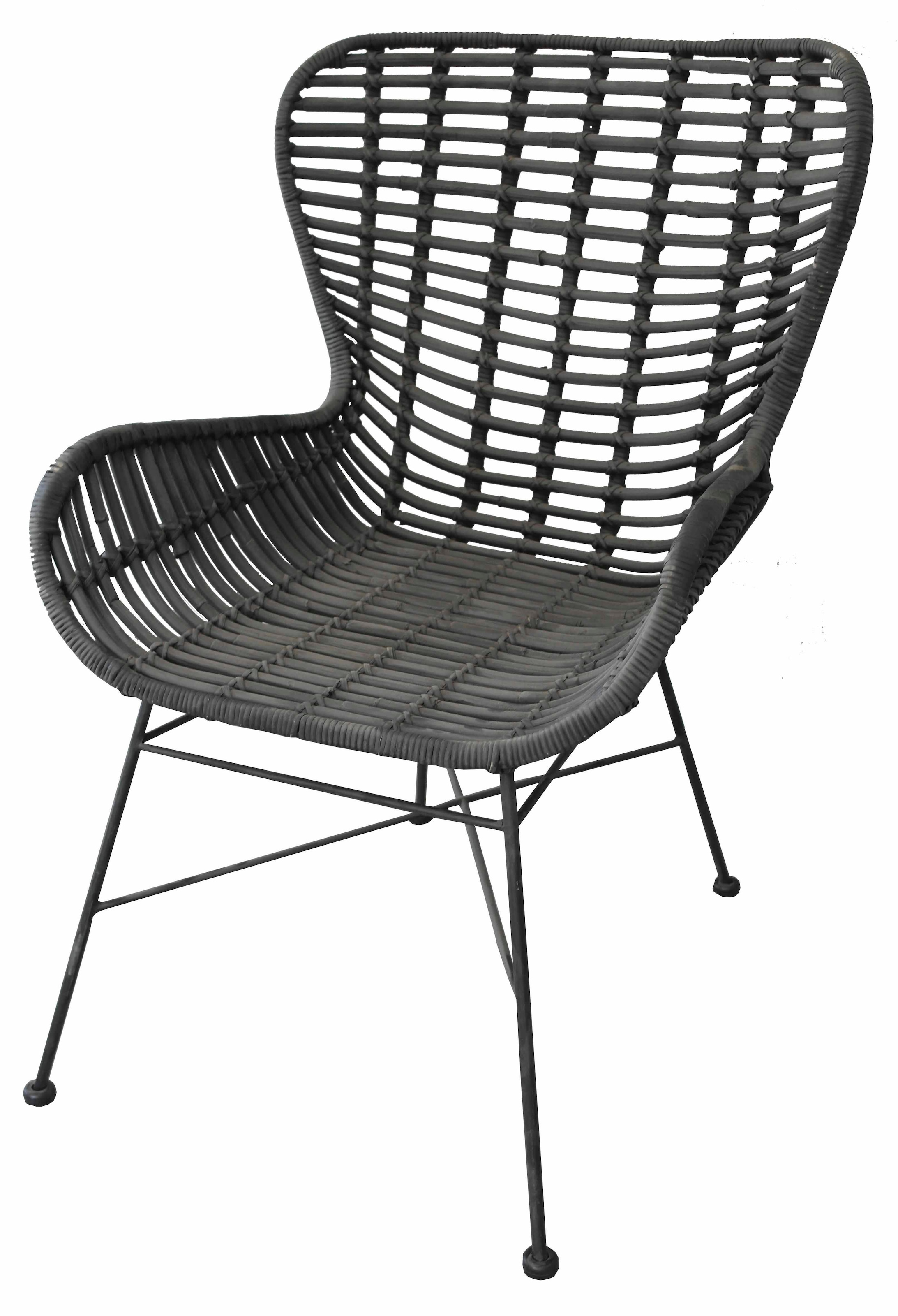 SIT Sessel »Sit&Chairs« mit geschwungenen Armlehnen, in schwarz oder natur, Shabby Chic