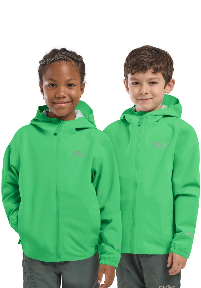 JACK WOLFSKIN Kinder Outdoorjacke "FLAZE JACKET K"lizard, Gr. 116, Obermaterial: 100% POLYESTER; Futter: 100% POLYESTER, Jacken