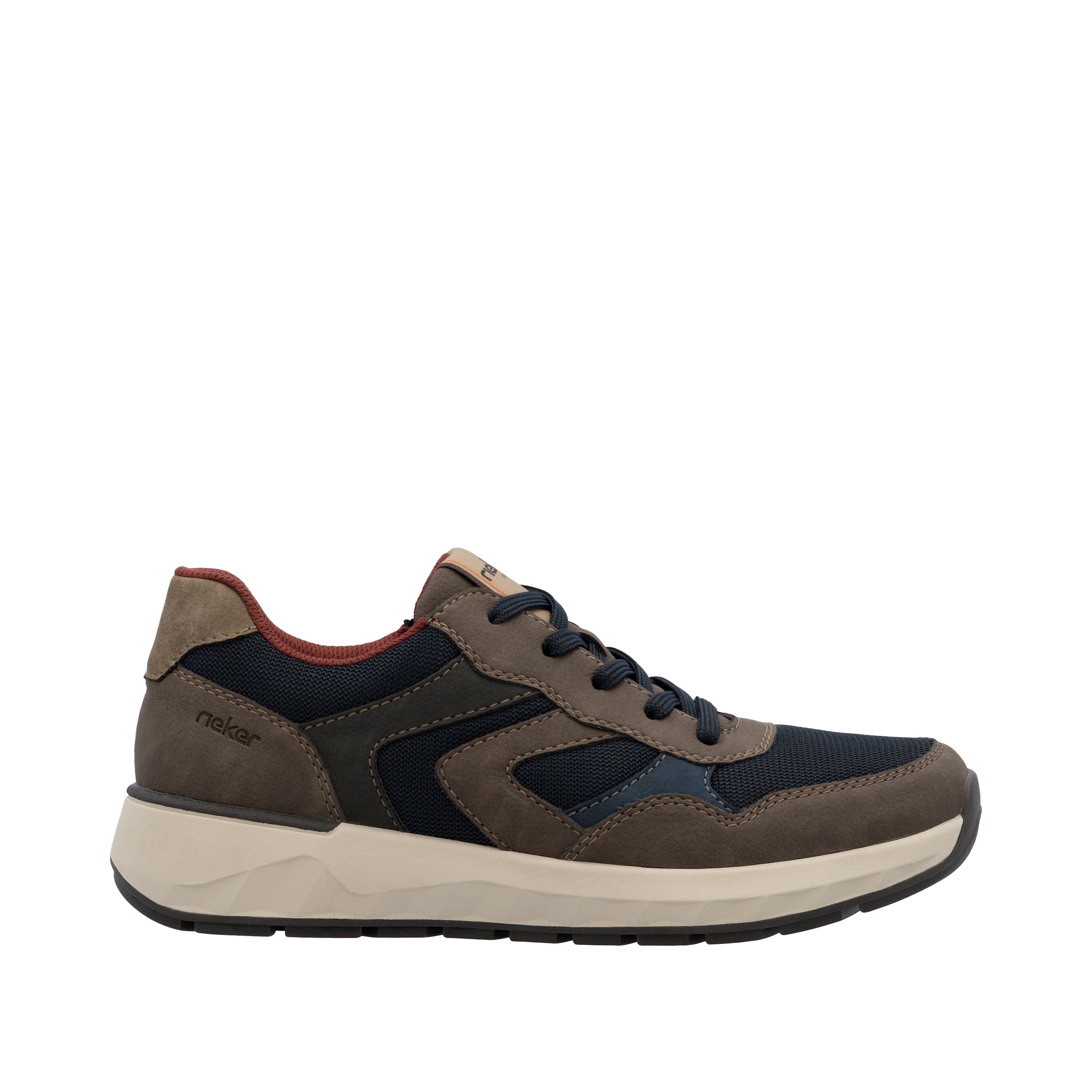 Rieker Sneaker, Schnürschuh, Halbschuh, Freizeitschuh mit weichem Schaftrand