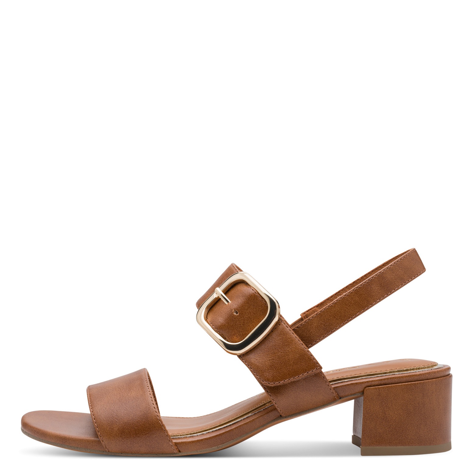 MARCO TOZZI Sandalette  Blockabsatz, Riemchensandale mit Zierschnalle