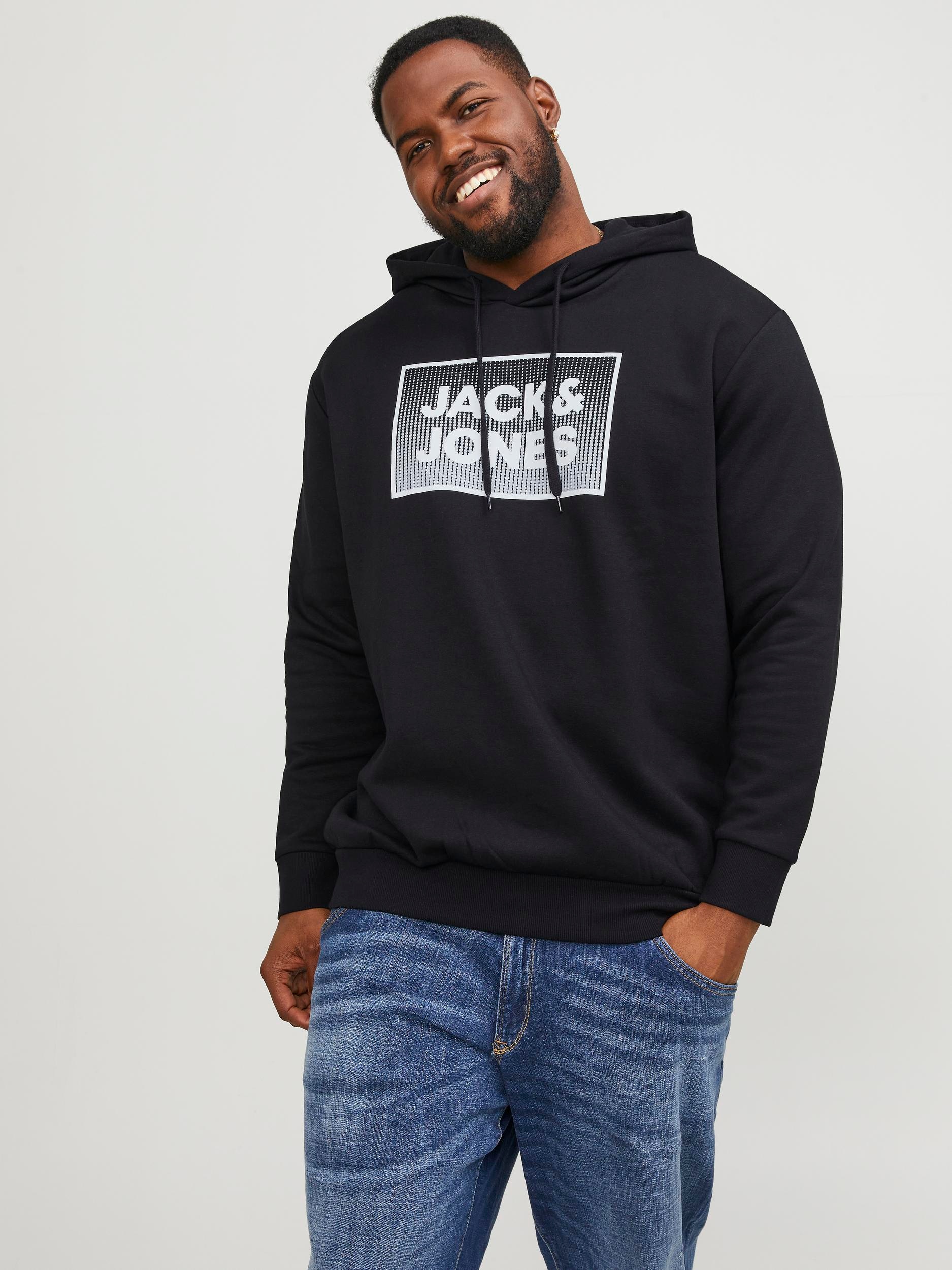 Jack & Jones PlusSize Kapuzensweatshirt »JJSTEEL SWEAT HOOD PLS«