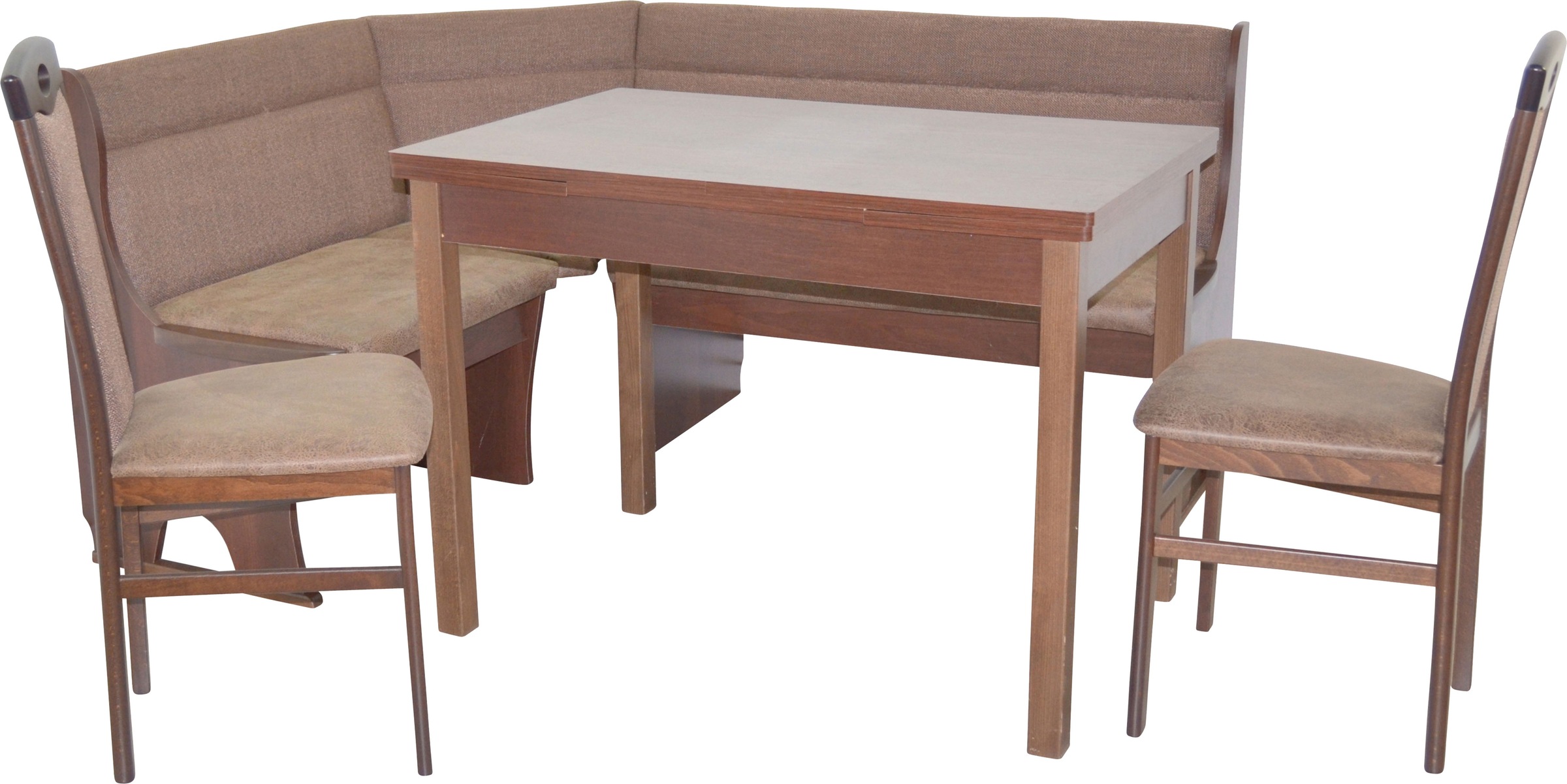 HOFMANN LIVING AND MORE Essgruppe »4tlg. Eckbankgruppe«, (Spar-Set, 4 tlg., 4tlg. Eckbankgruppe), Stühle montiert