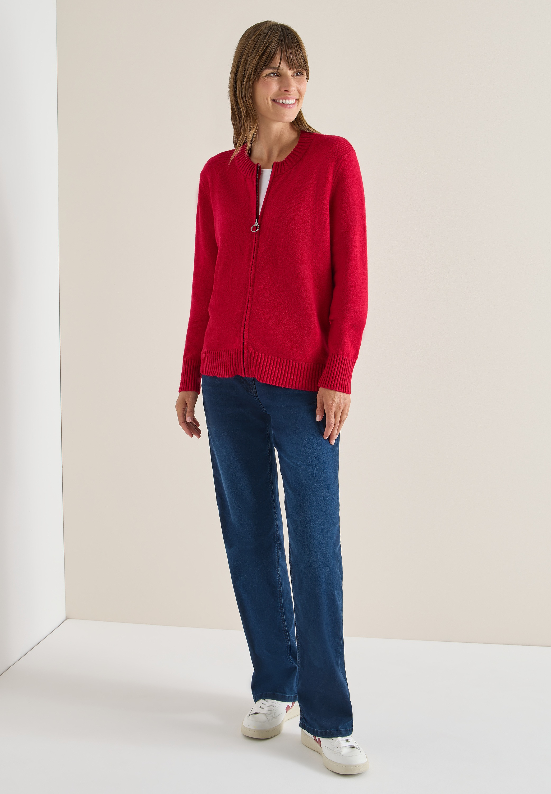 Cecil Cardigan, mit Ripp-Details
