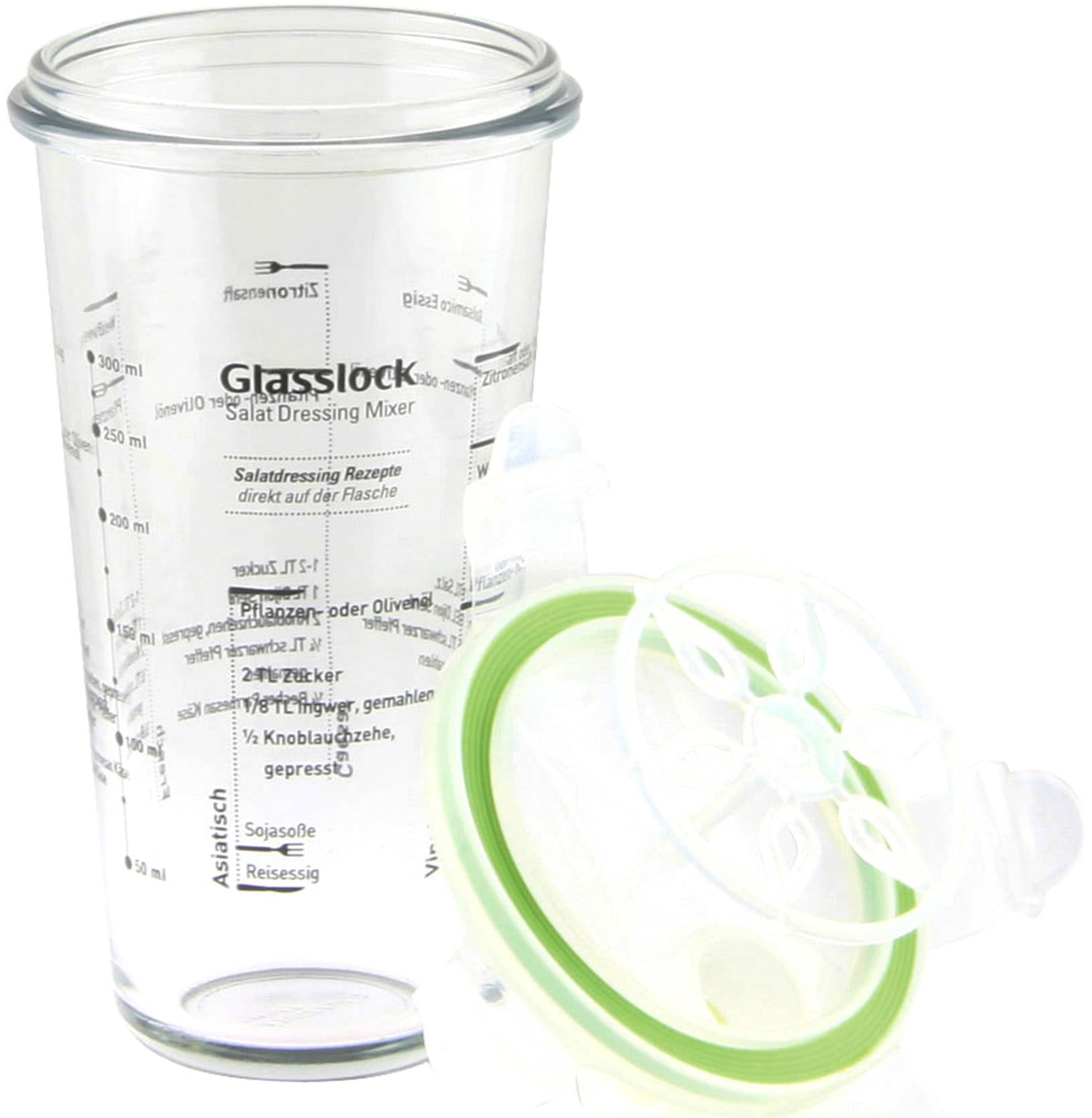Glasslock Dressing Shaker, (Cocktail Shaker), 450 ml