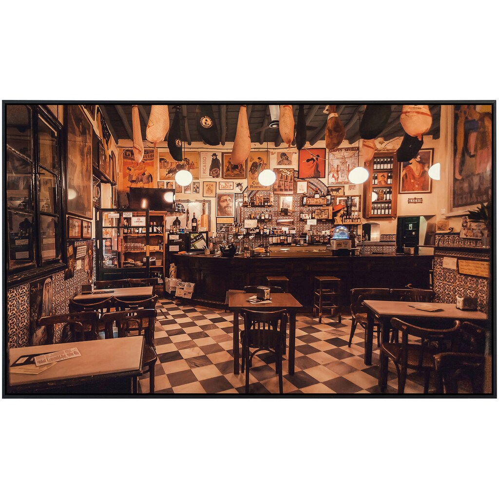 Papermoon Infrarotheizung »Vintage Style Restaurant«