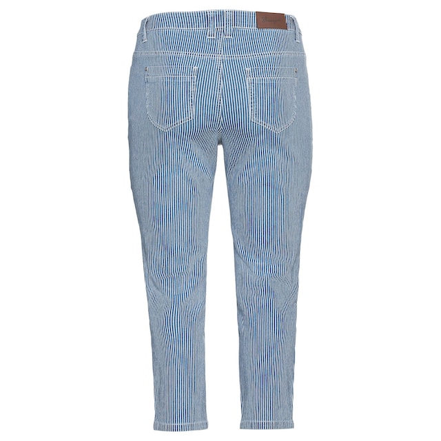 Black Friday Sheego Stretch-Jeans »Große Größen«, in 7/8 Länge, mit  Allover-Streifen | BAUR | Capri Jeans