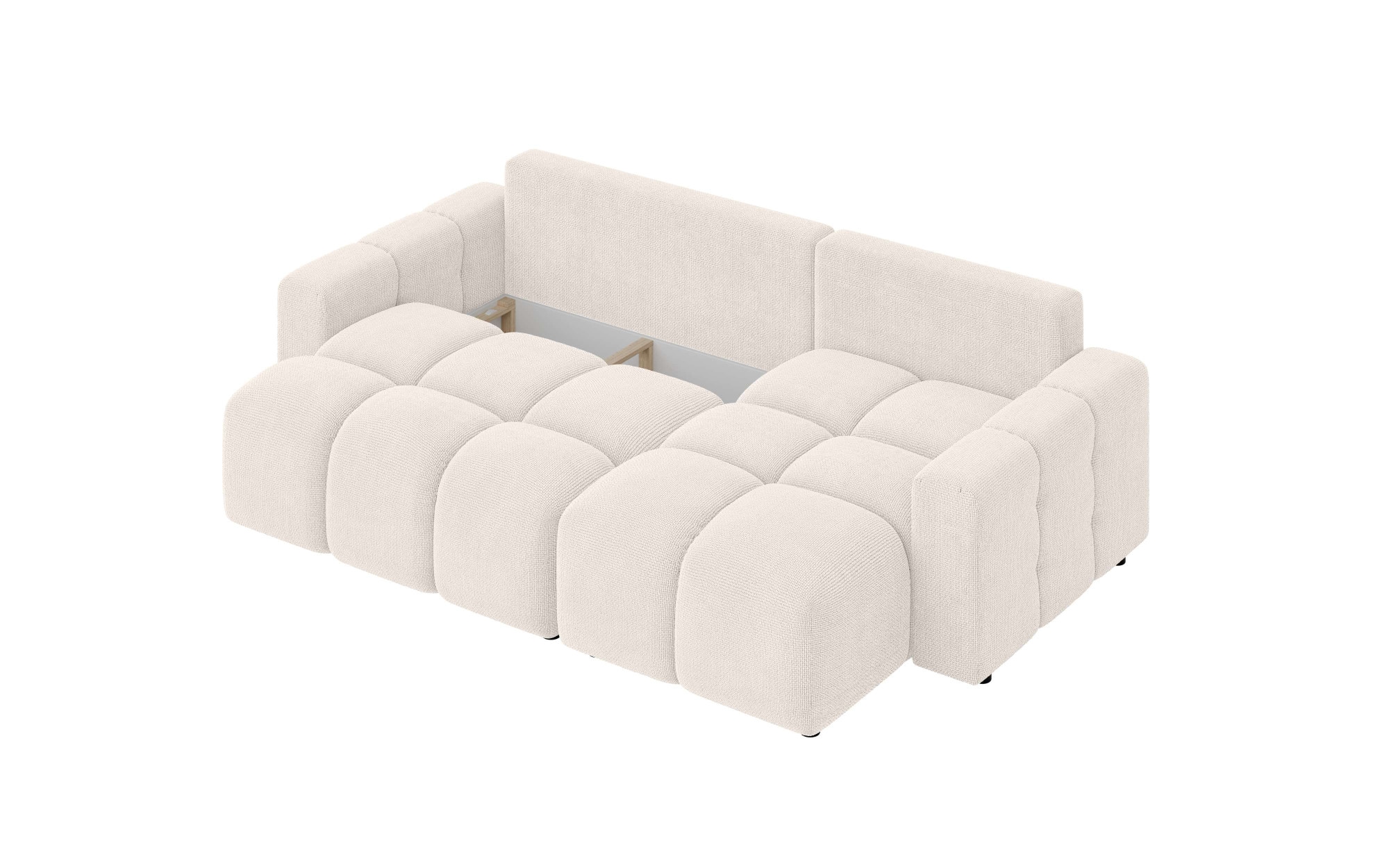 INOSIGN Ecksofa »FELICI, Schlafsofa 233cm, L-Form mit Recamiere beidseitig montierbar«, Designsofa mit Bettfunktion und Bettkasten, Maße B/T/H: 233/142/88 cm
