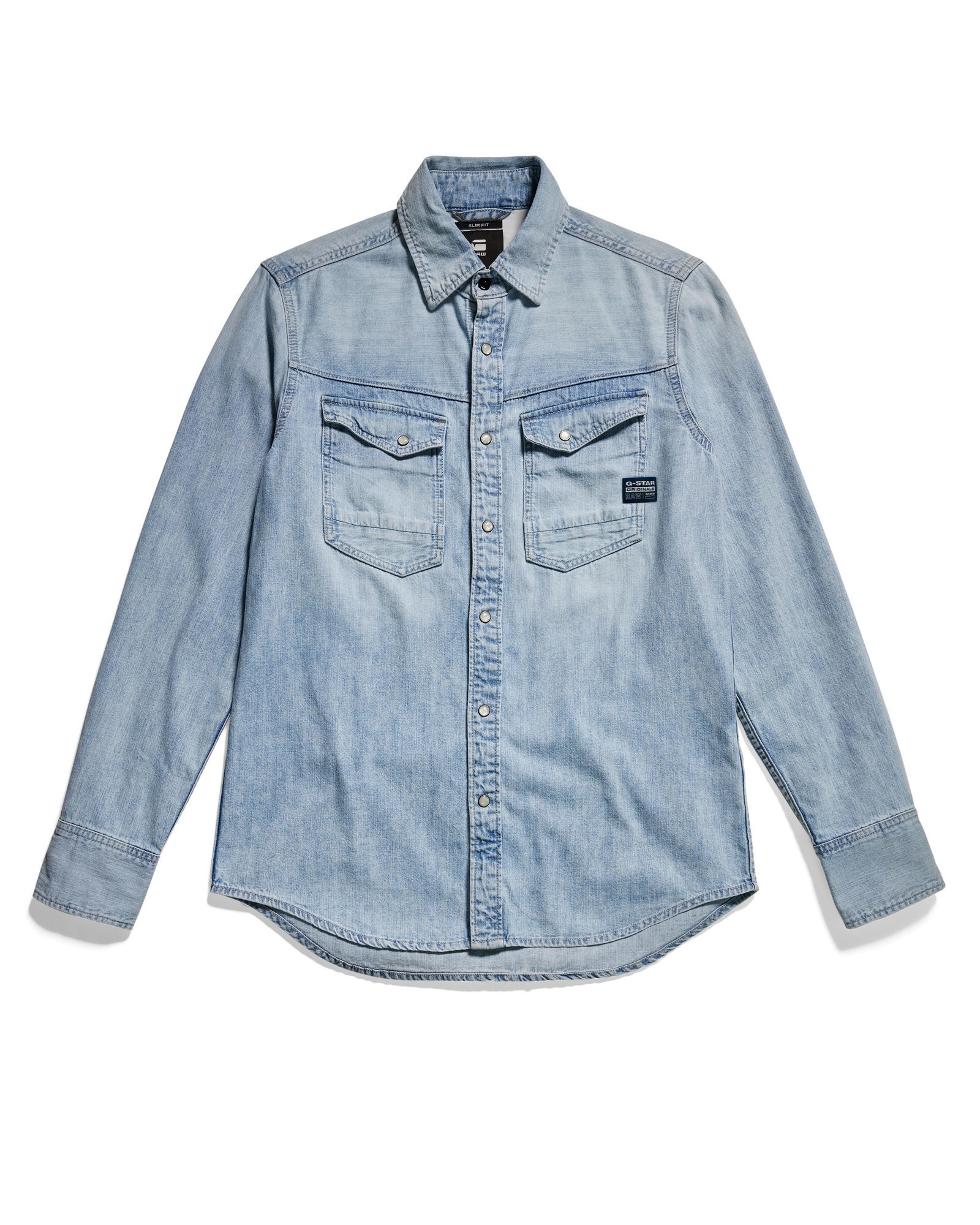 G-STAR Langarmshirt "Dakota Slim Denim Hemd" günstig online kaufen