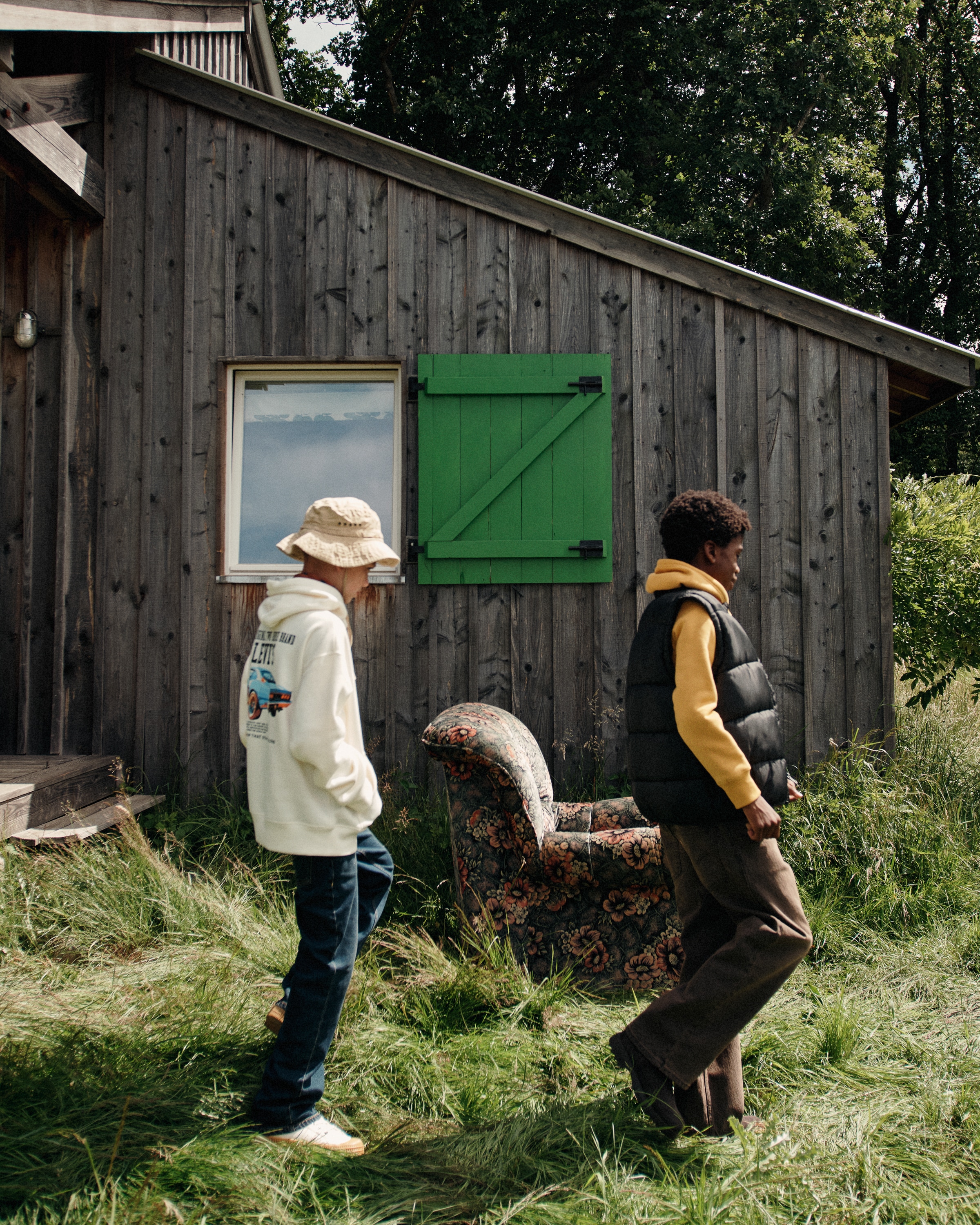 Levi's® Kids Steppweste »LVB BATWING EMB PUFFER VEST« mit Blouson-Kragen / Logo-Stickerei / für Boys