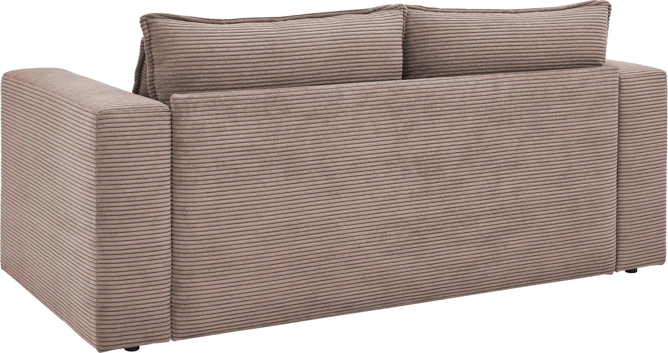 Places of Style 2-Sitzer »PIAGGE«, Hochwertiger Cord mit weicher Velours-Struktur