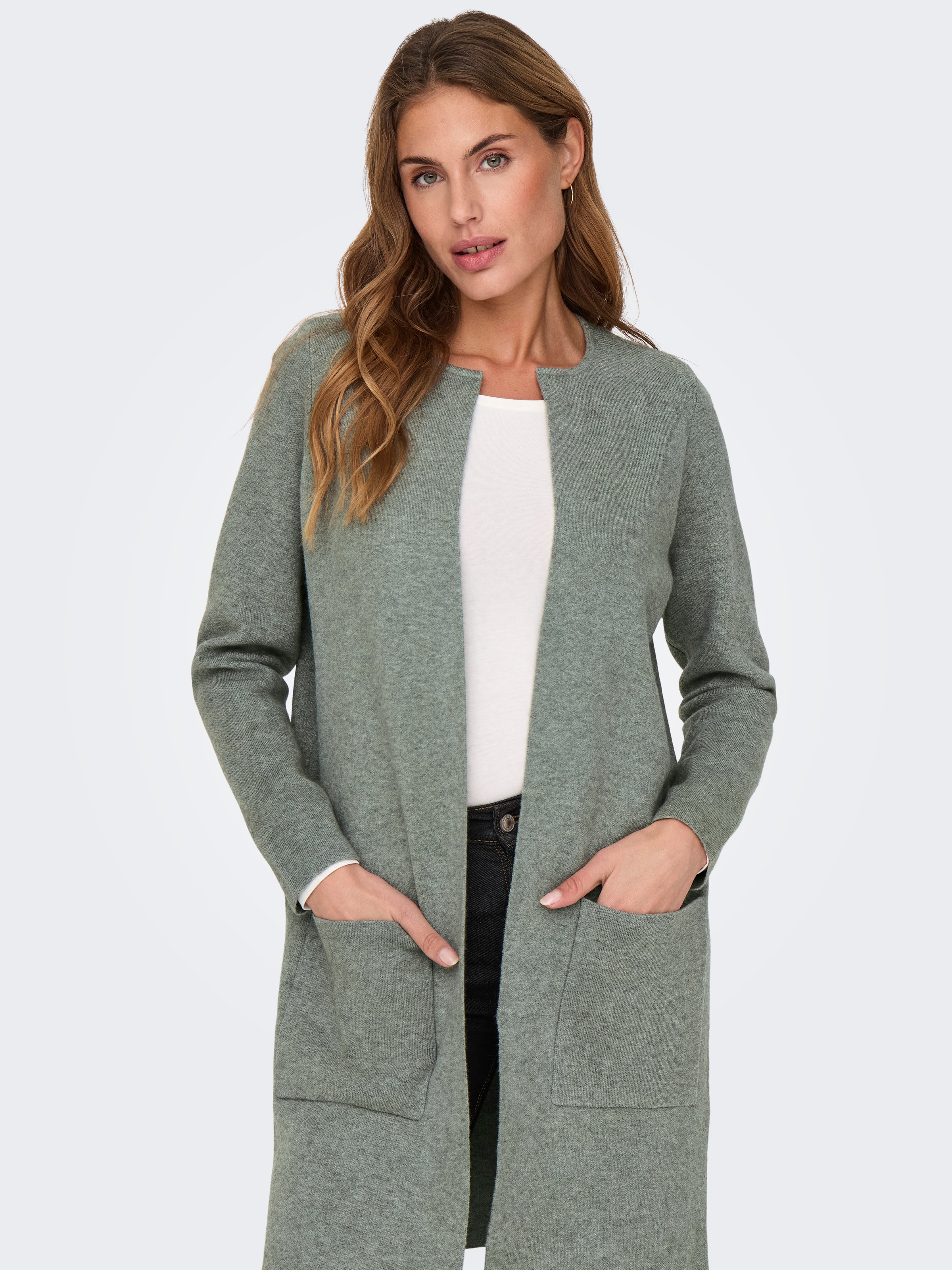 ONLY Strickjacke "ONLRIVER L/S LONG CARDIGAN KNT NOOS" günstig online kaufen