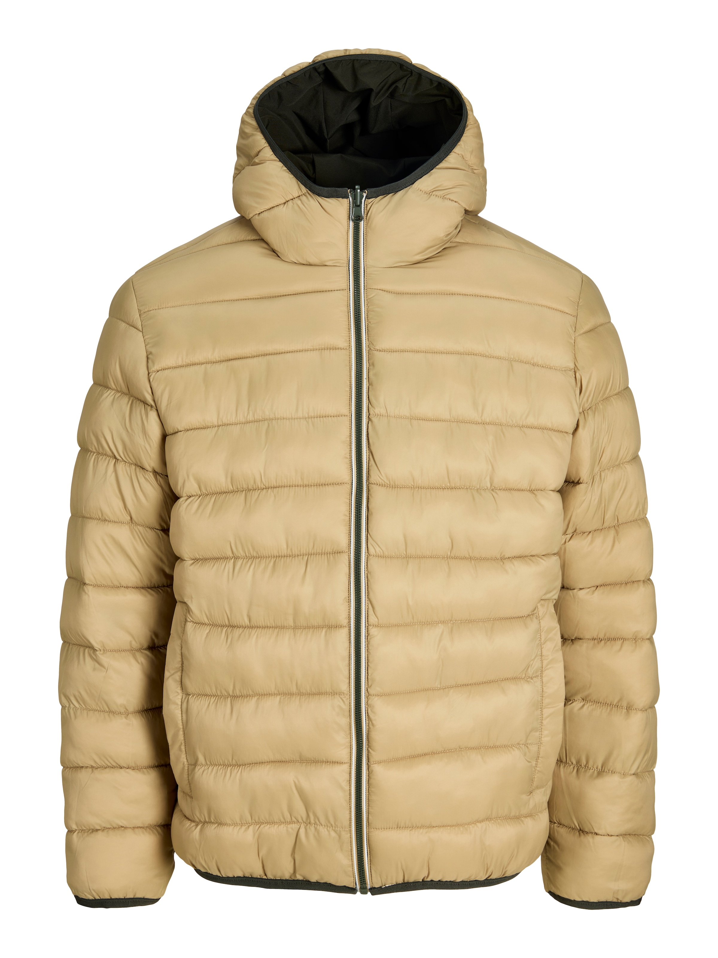 Jack & Jones Kurzjacke "JJEBROOKLYN REVERSIBLE JACKET SN" mit Kapuze Kunstfaser, regular fit