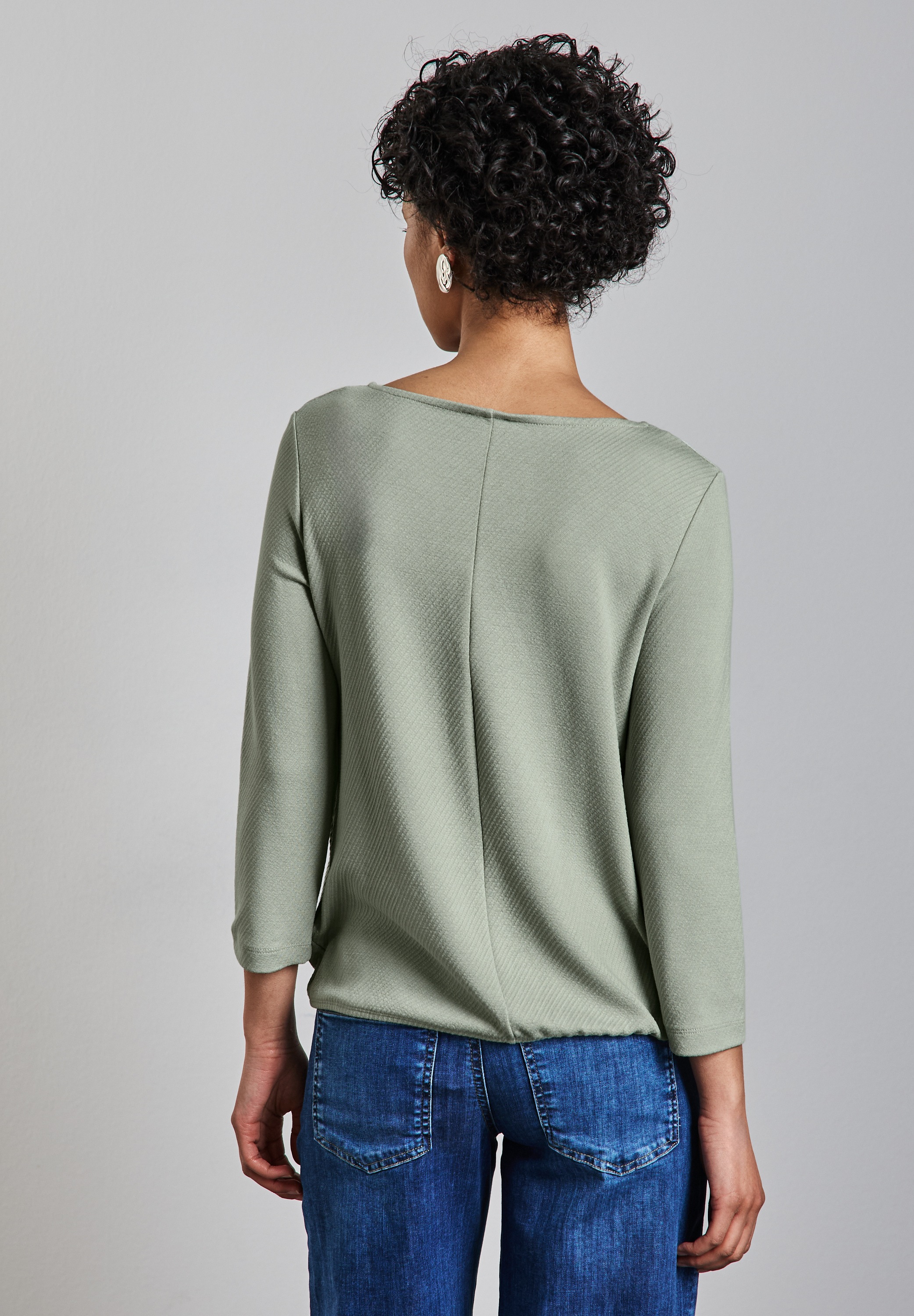 STREET ONE 3/4-Arm-Shirt, mit 3/4 Ärmeln