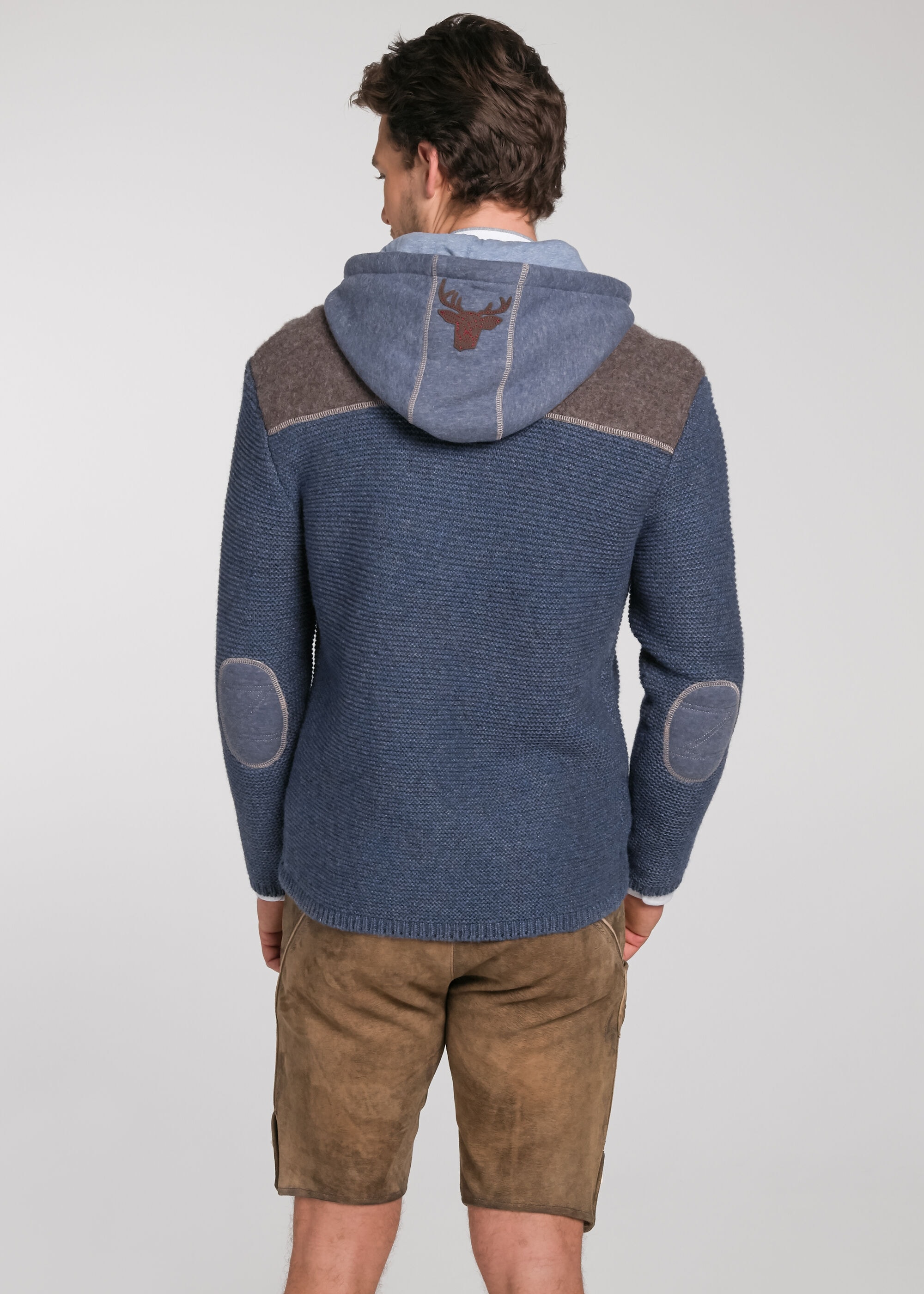 Spieth & Wensky Trachtenstrickjacke »Spieth & Wensky Strickjacke Dakar 70 cm mit Sweater-Kapuze«