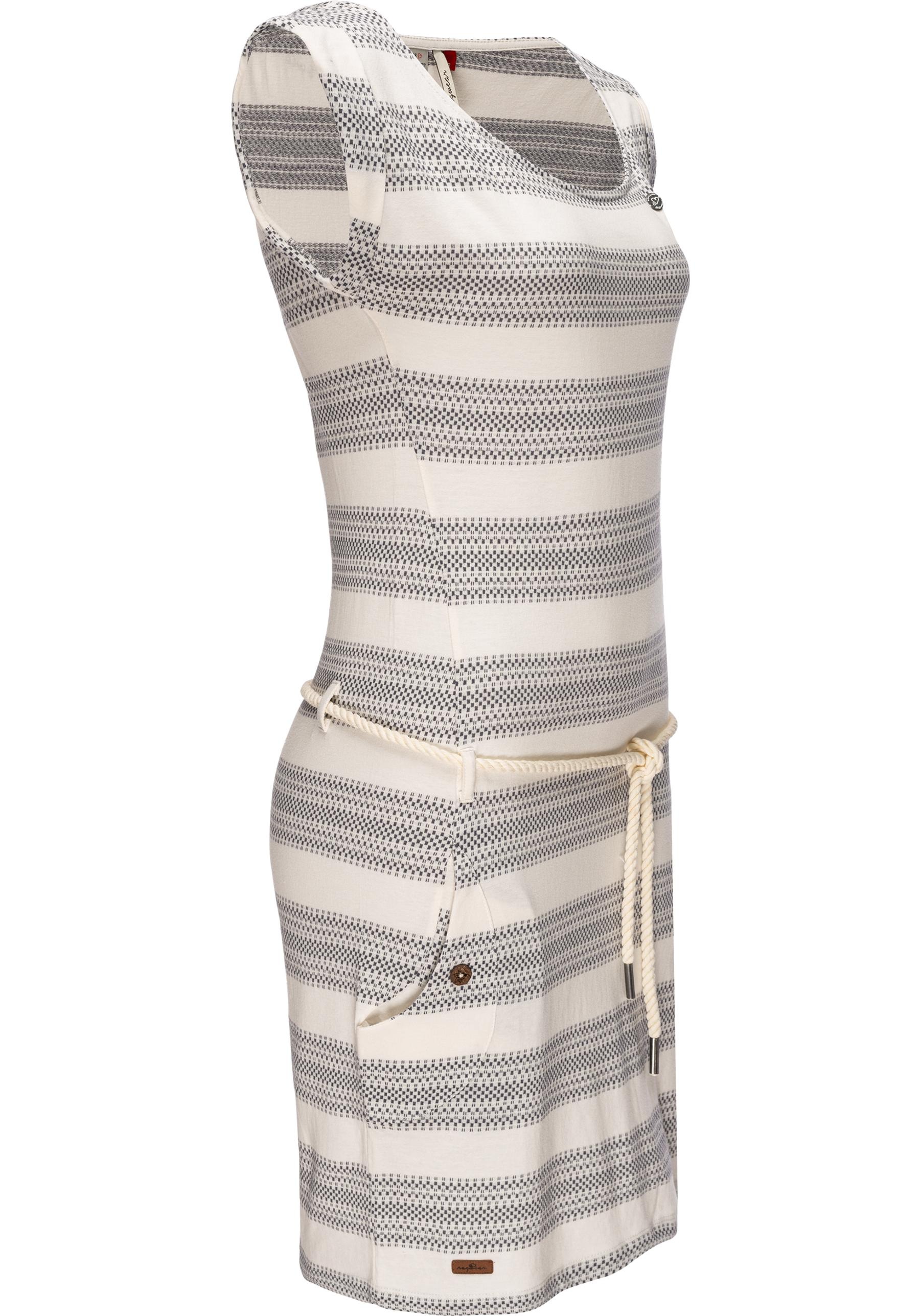 Ragwear Sommerkleid »Tag Blockstripes Intl.«, leichtes Jersey Kleid mit Streifen-Muster