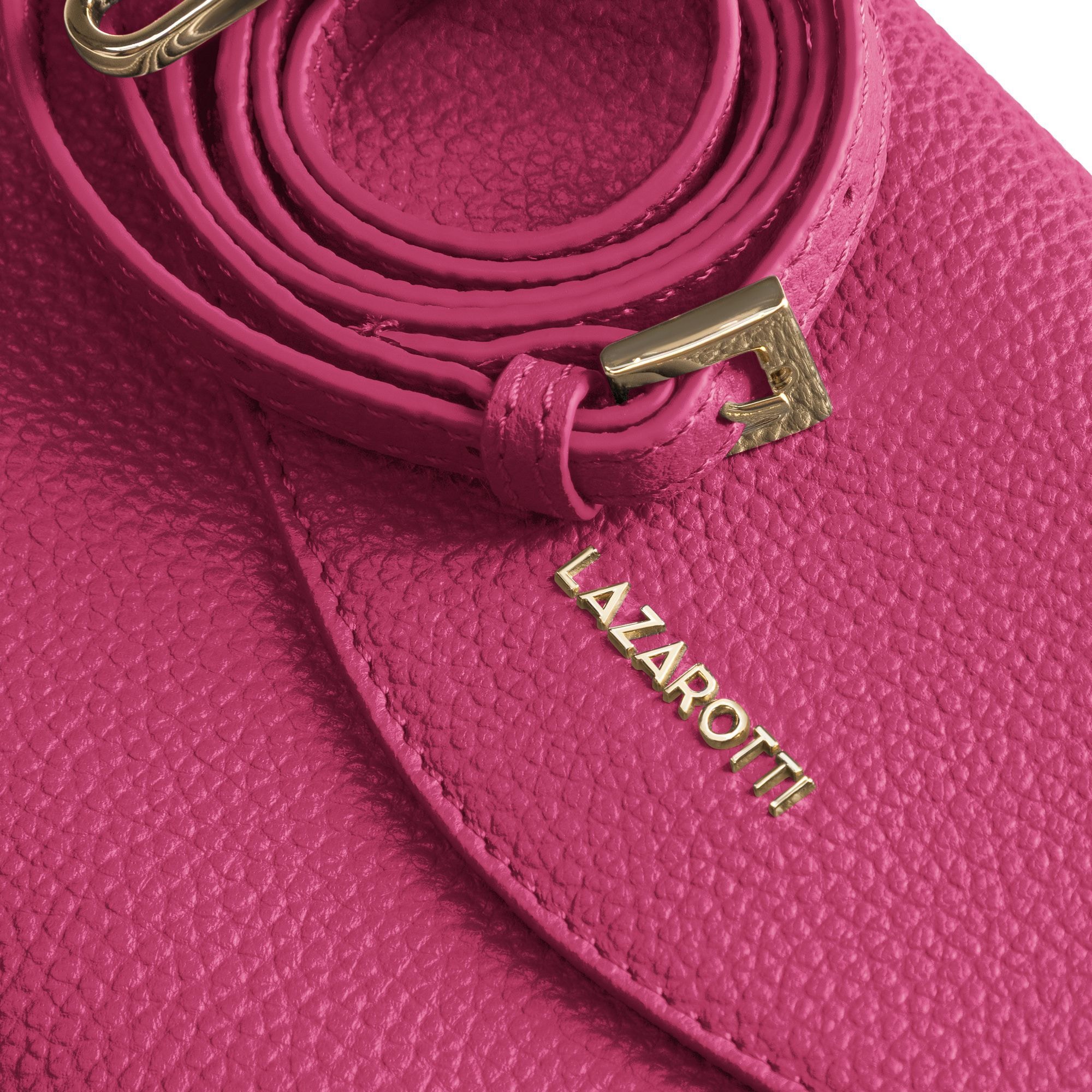 Lazarotti Clutch »Bologna Leather Clutch Umhängetasche Leder 23 cm«