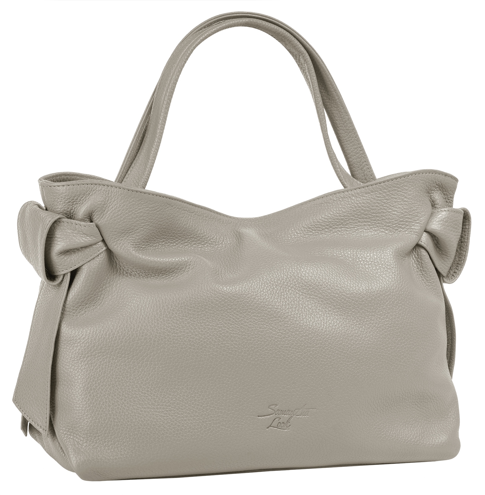 Samantha Look Henkeltasche, echt Leder, Made in Italy