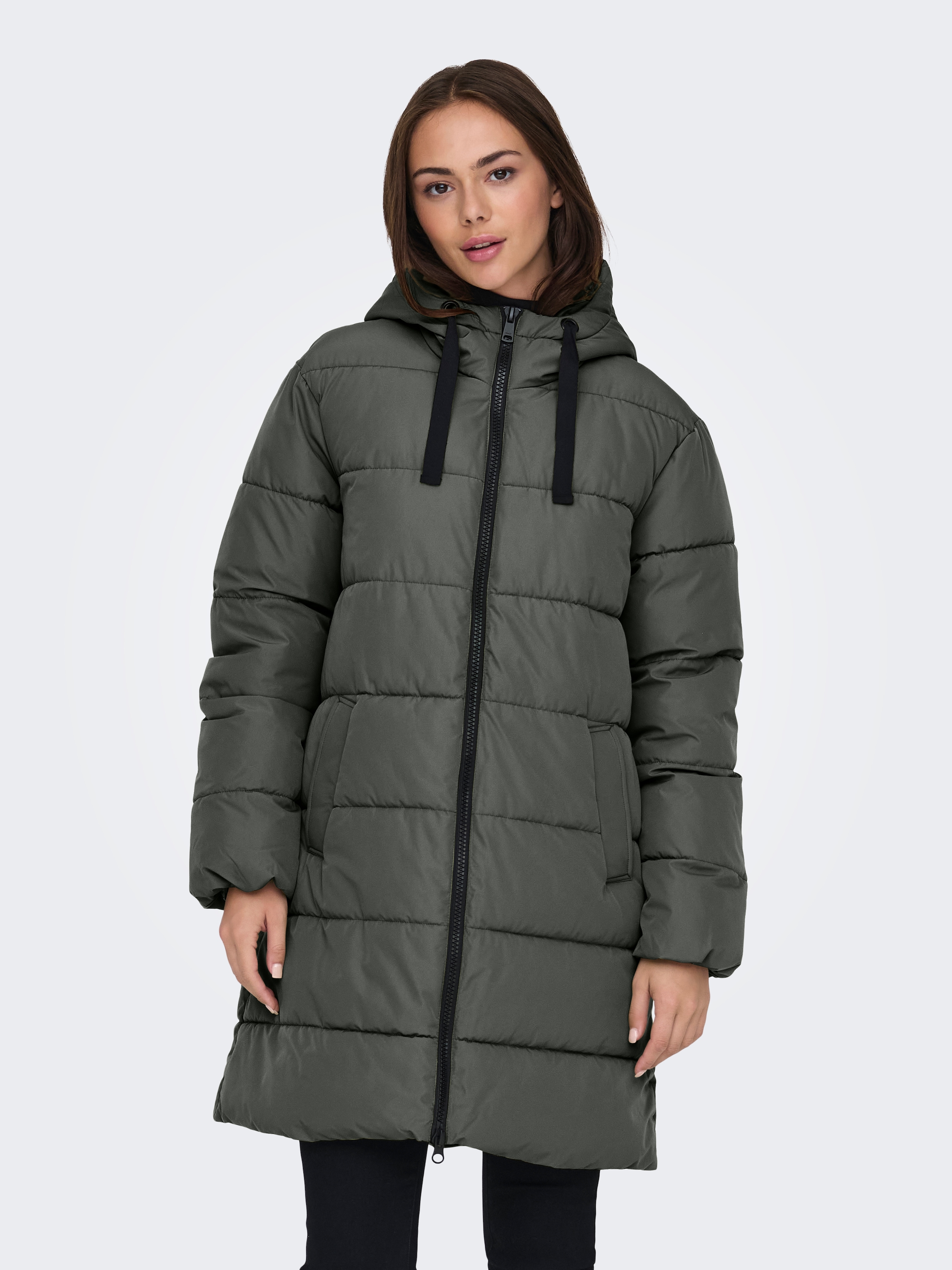 ONLY Steppmantel "ONLCLAIR PUFFER HOOD COAT OTW CC" günstig online kaufen