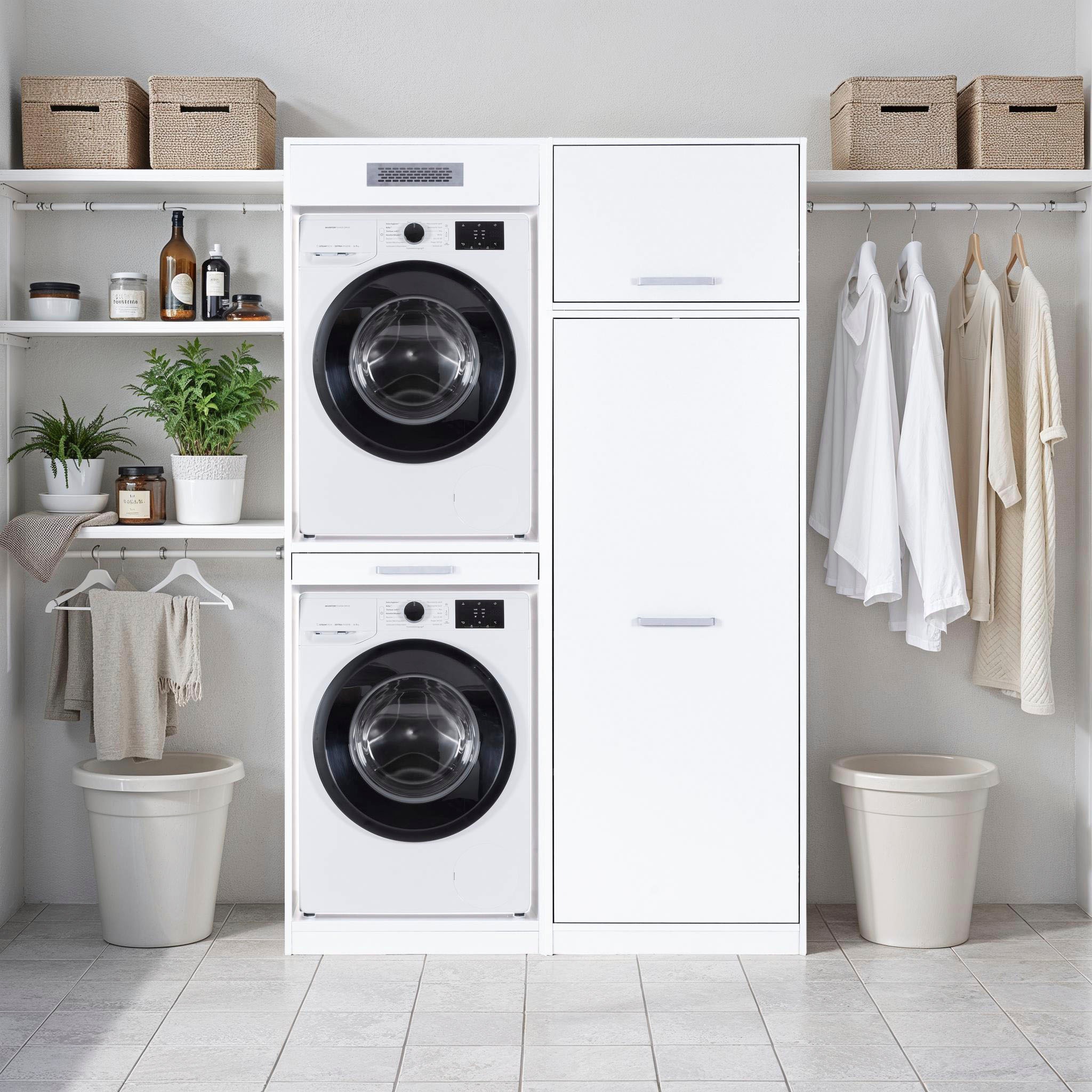 Inter Link Mehrzweckschrank-Set »Norela, Geräteschrank-Set für Waschmaschine und Trockner, Umbauschrank« 3 Stk. tlg.
