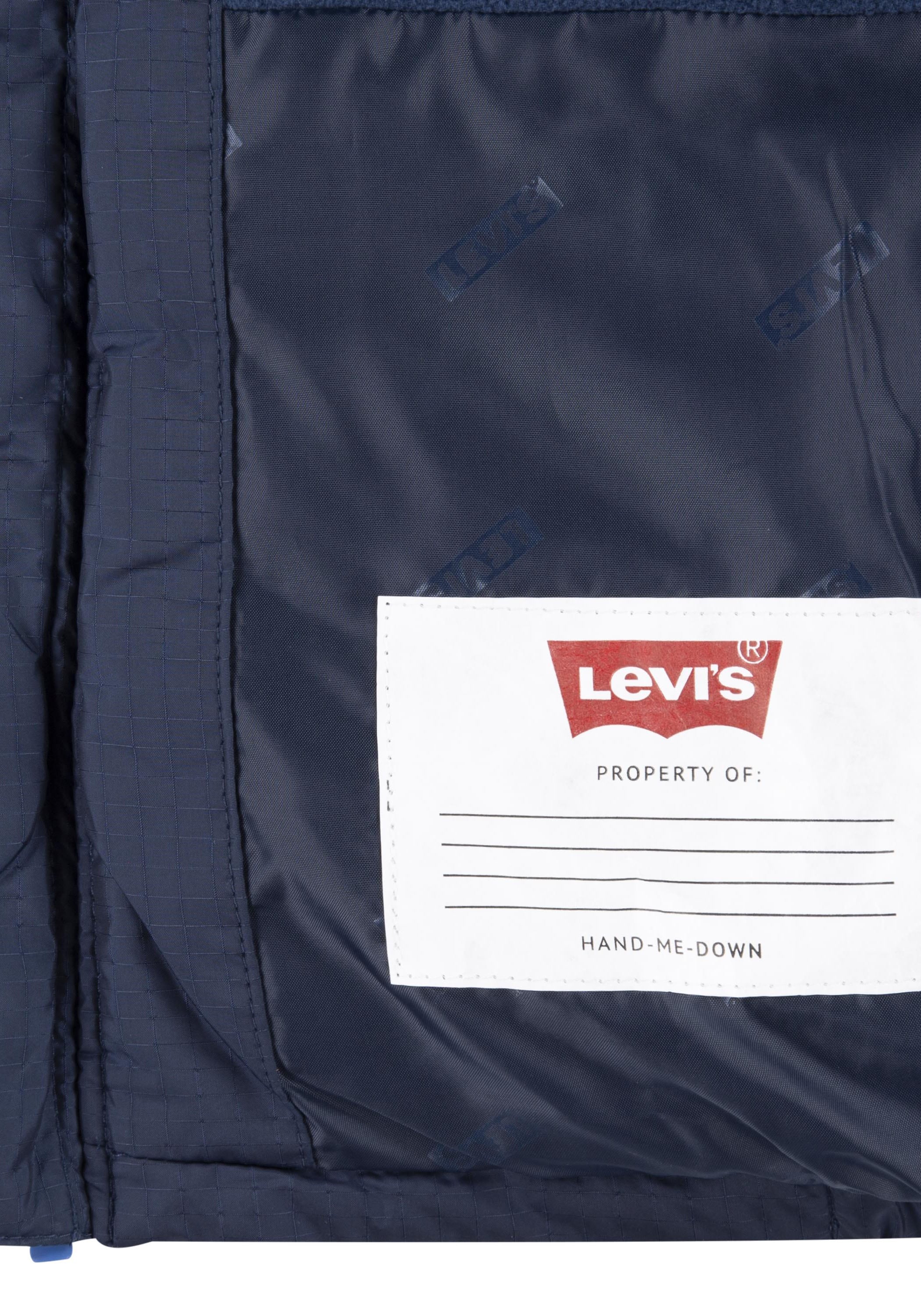 Levi's® Kids Steppweste »LVB ESSENTIAL VEST«, mit farblich abgesetztem Reißverschluss