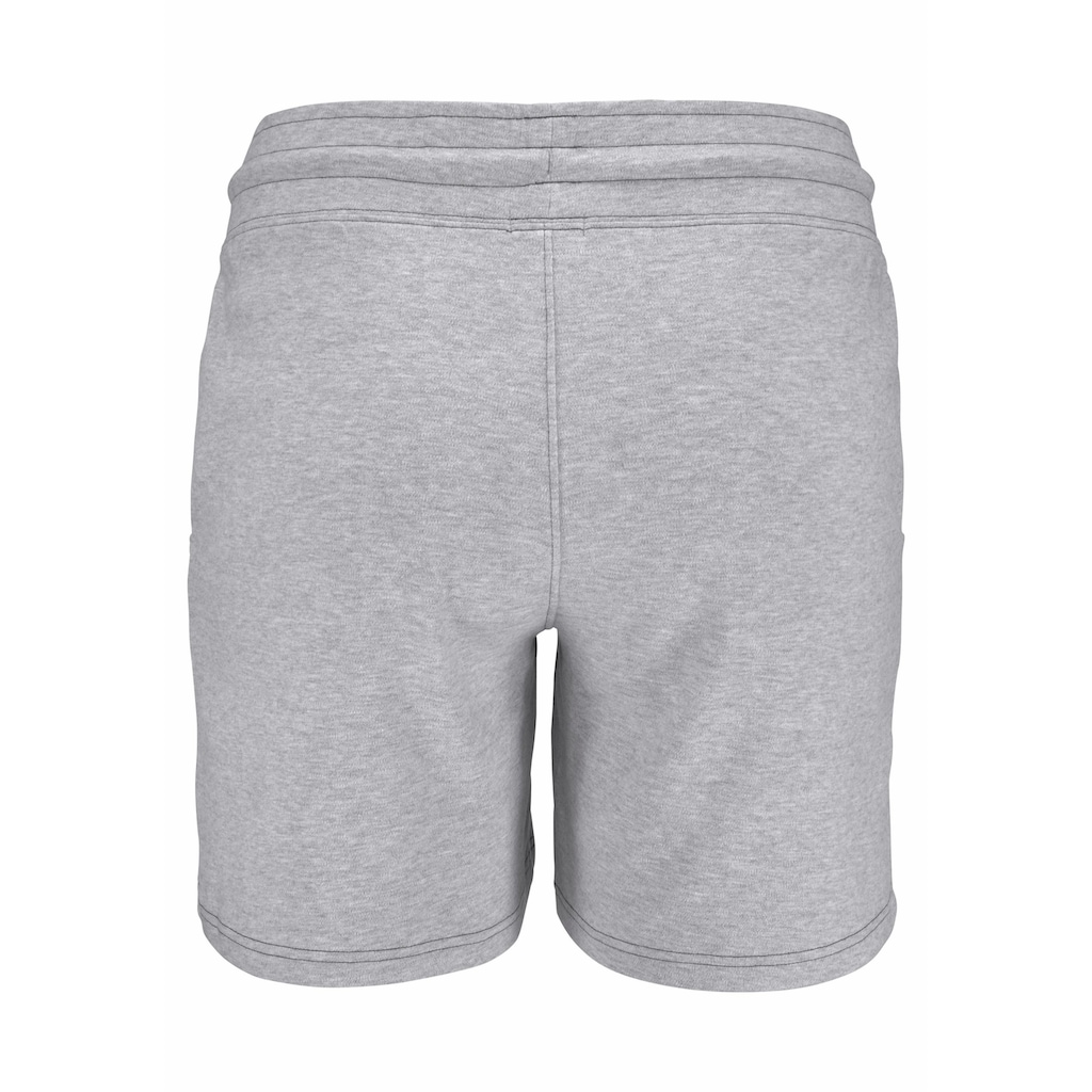 KangaROOS Sweatshorts, mit kontrastfarbener Kordel und kleinem Label-Print