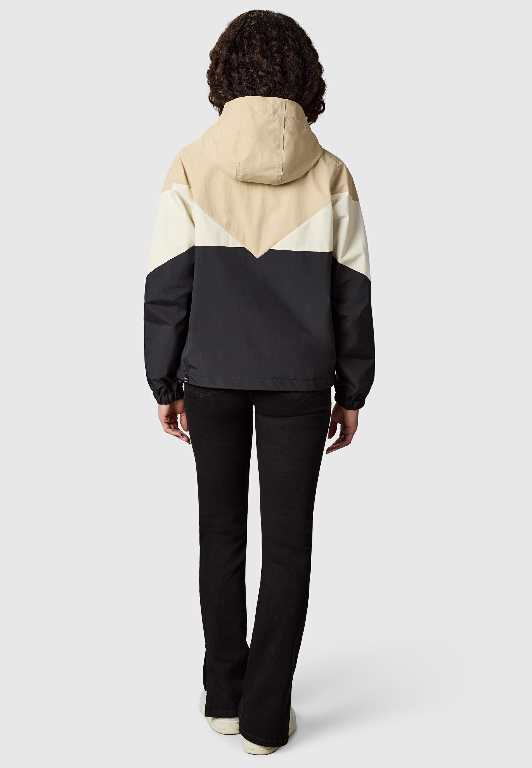 Ragwear Funktionsjacke »Rochele« mit Kapuze wasserdichte Damen Übergangsjacke mit großer Kapuze