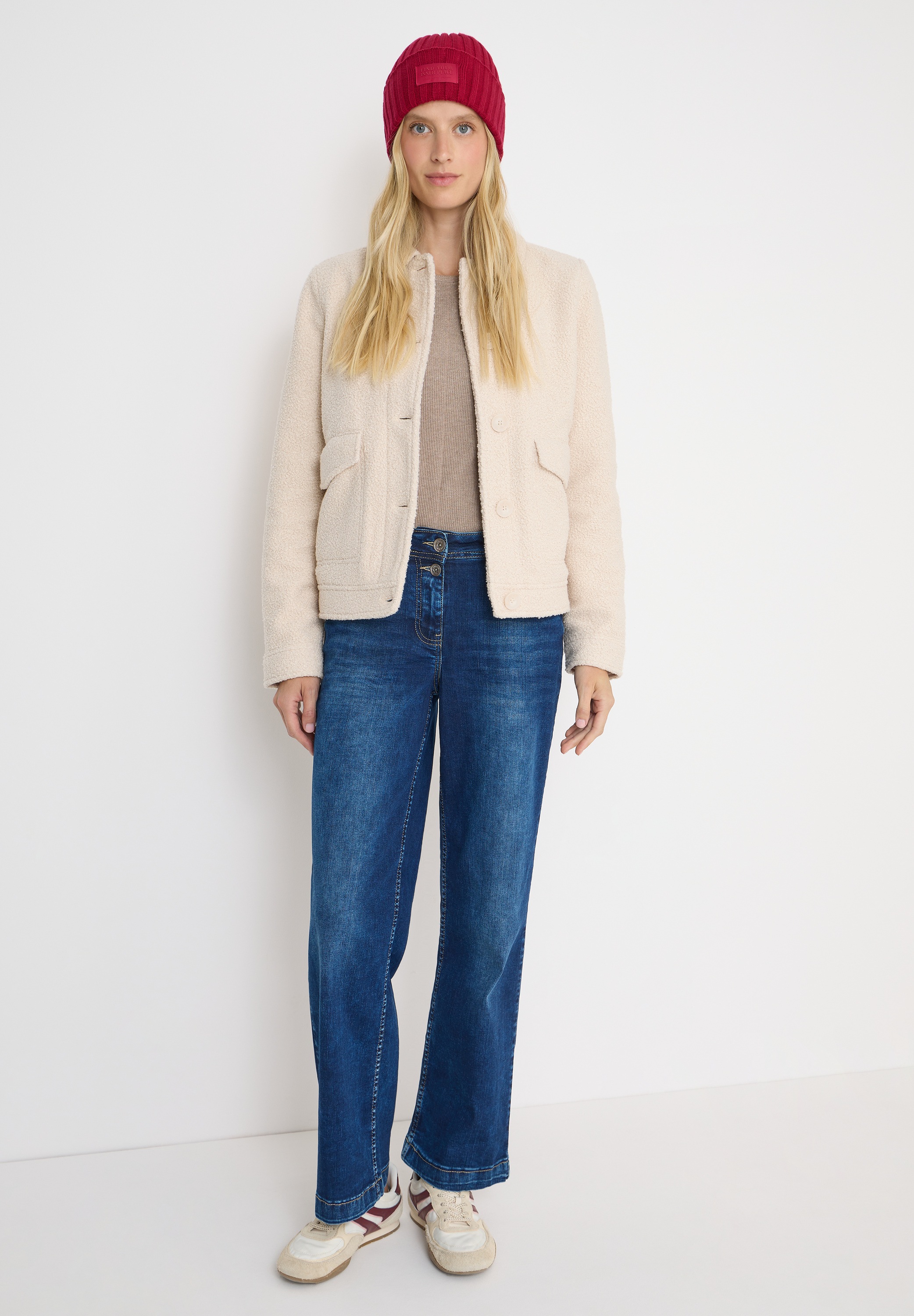 Cecil Strickmütze , in Ripp Optik