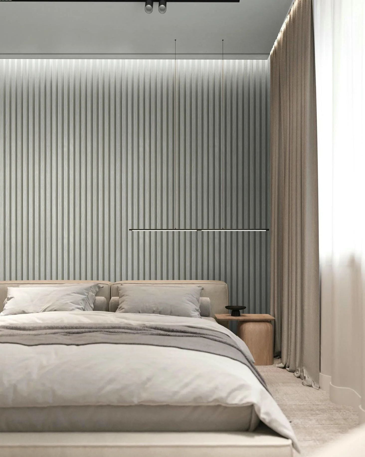 Marburg Vliestapete »Tapete Skandi Timber Wood« uni geprägt moderne Vliestapete für Wohnzimmer Schlafzimmer Küche