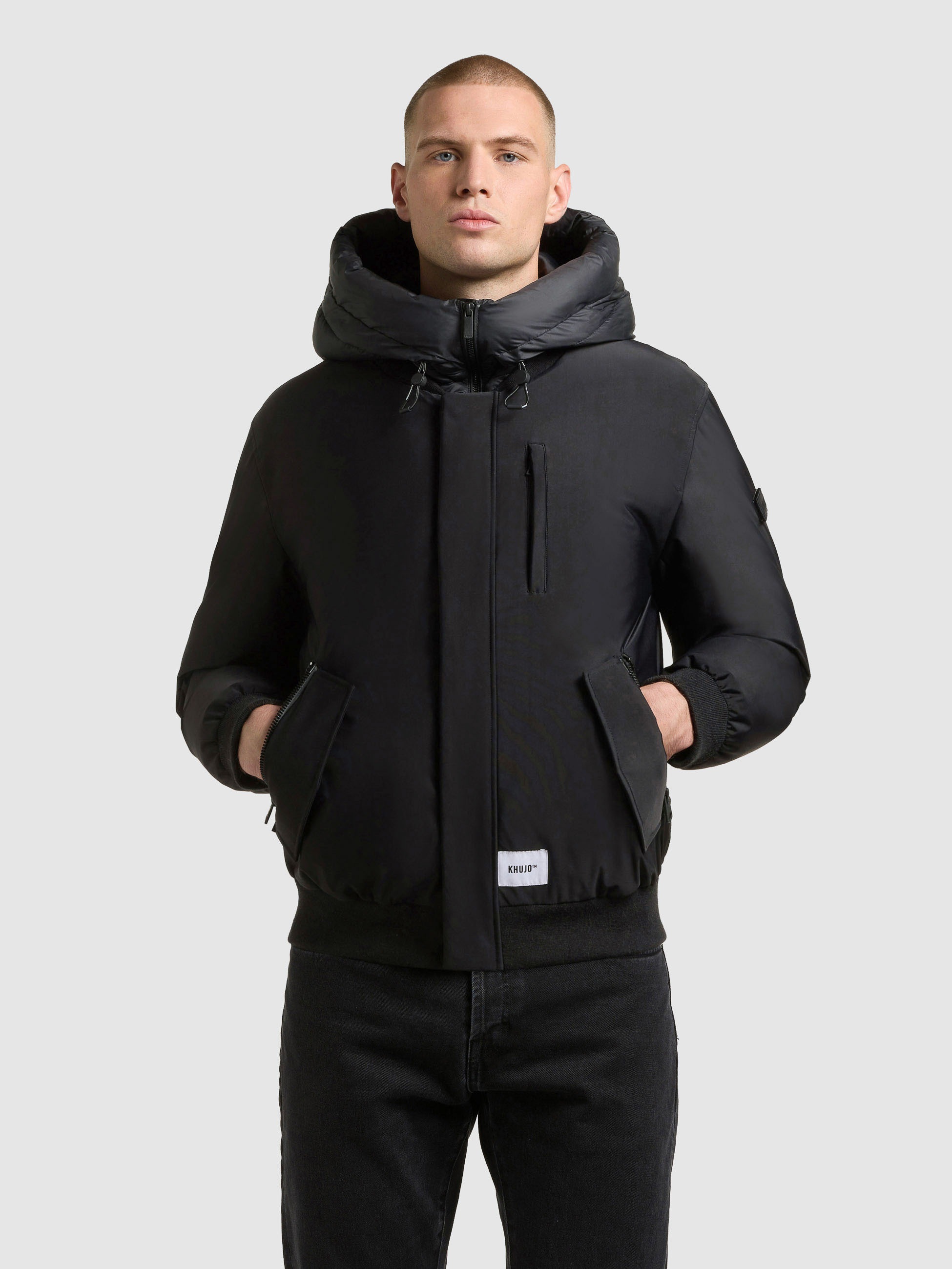 khujo Bomberjacke »CLEMAT« mit Kapuze