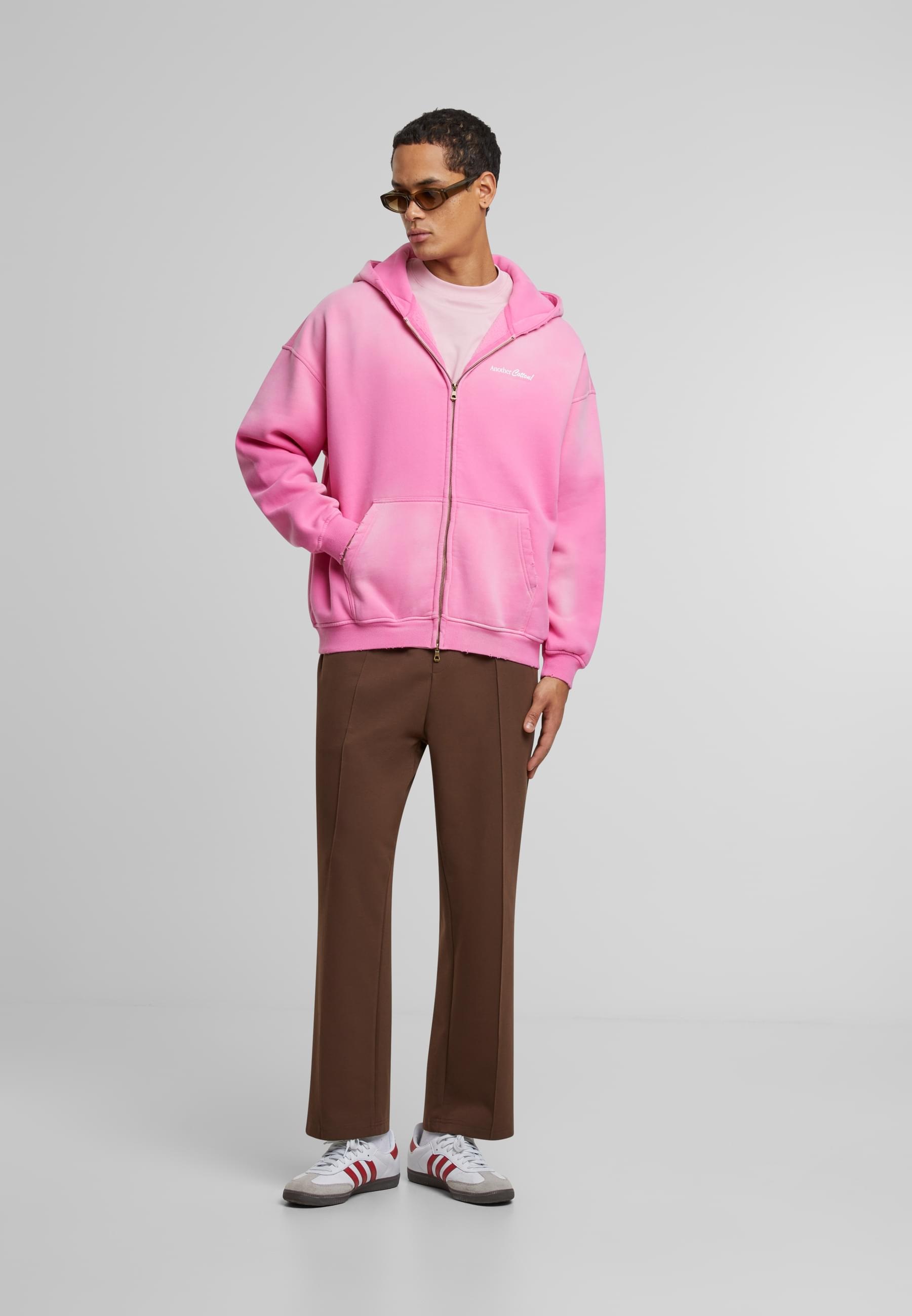 Another Cotton Lab Sweatjacke »Another Cotton Lab Support Your Mental Oversized Zip Hoodie«