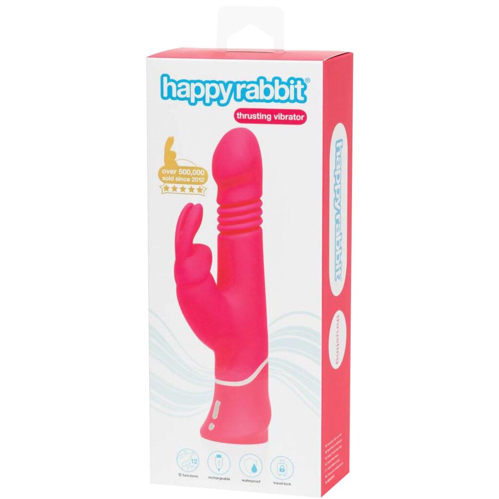 happy rabbit Rabbit-Vibrator »Happy Rabbit Thrusting R. Pink«