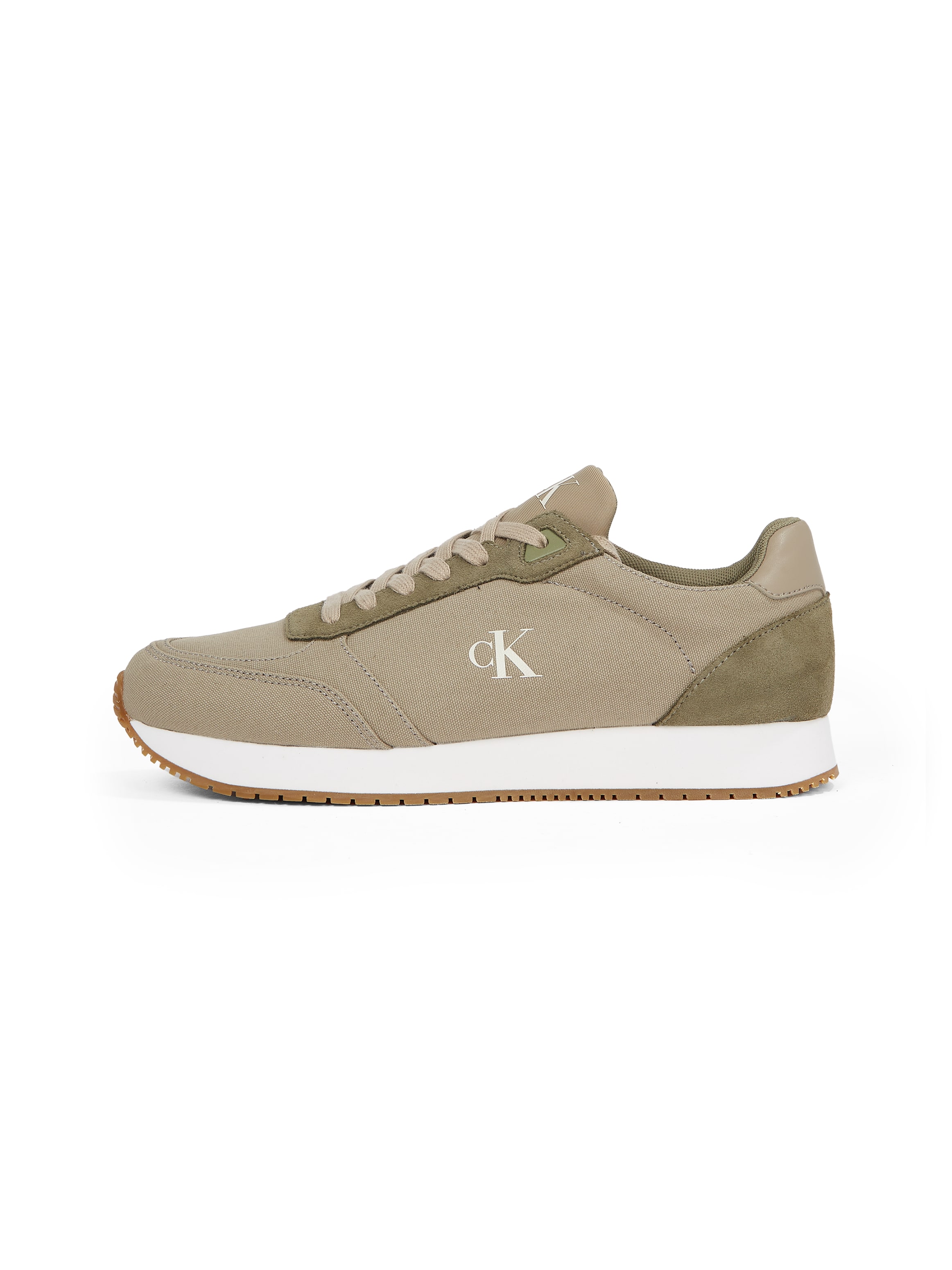 Calvin Klein Jeans Sneaker »RUNNER SOCK LACEUP MG CANVAS«, Freizeitschuh, Halbschuh, Schnürschuh in klassischer Optik