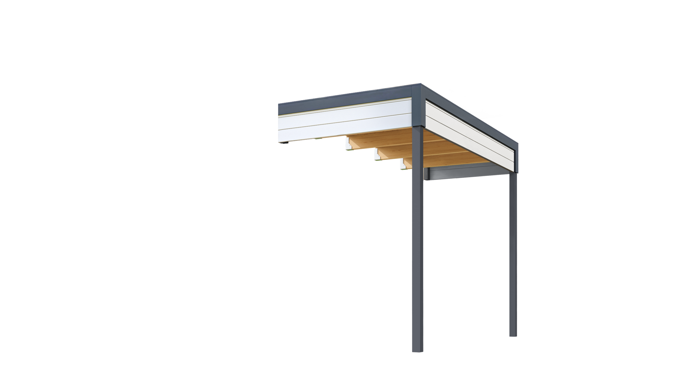 Nordic Holz Gartenhaus-Anbaudach "FELIX FYNN 3 ANBAU", Flachdach günstig online kaufen
