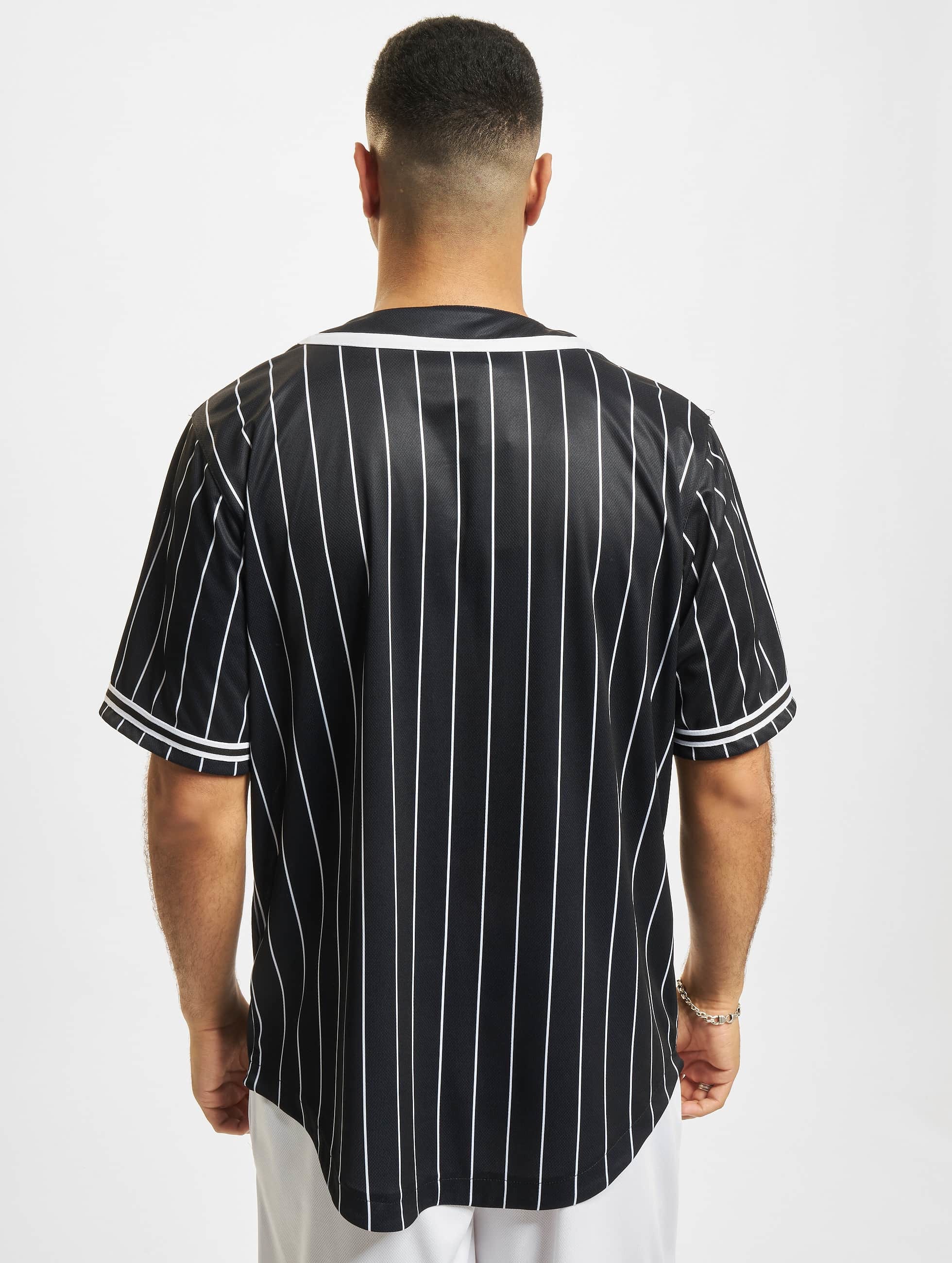 Karl Kani Kurzarmshirt "Karl Kani Herren KM221-115-1 Serif Pinstripe Baseba günstig online kaufen